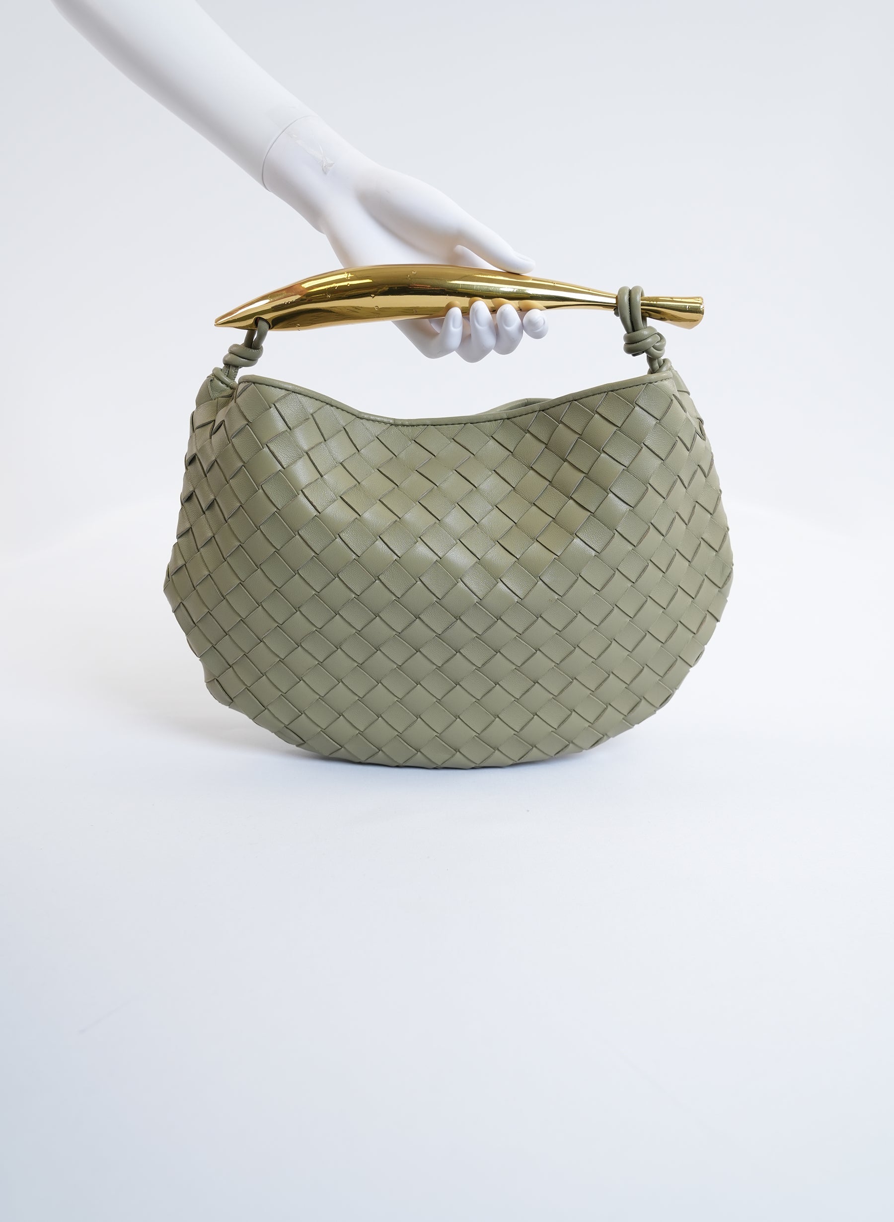 Sac en cuir Bottega Veneta Sardine Intrecciato