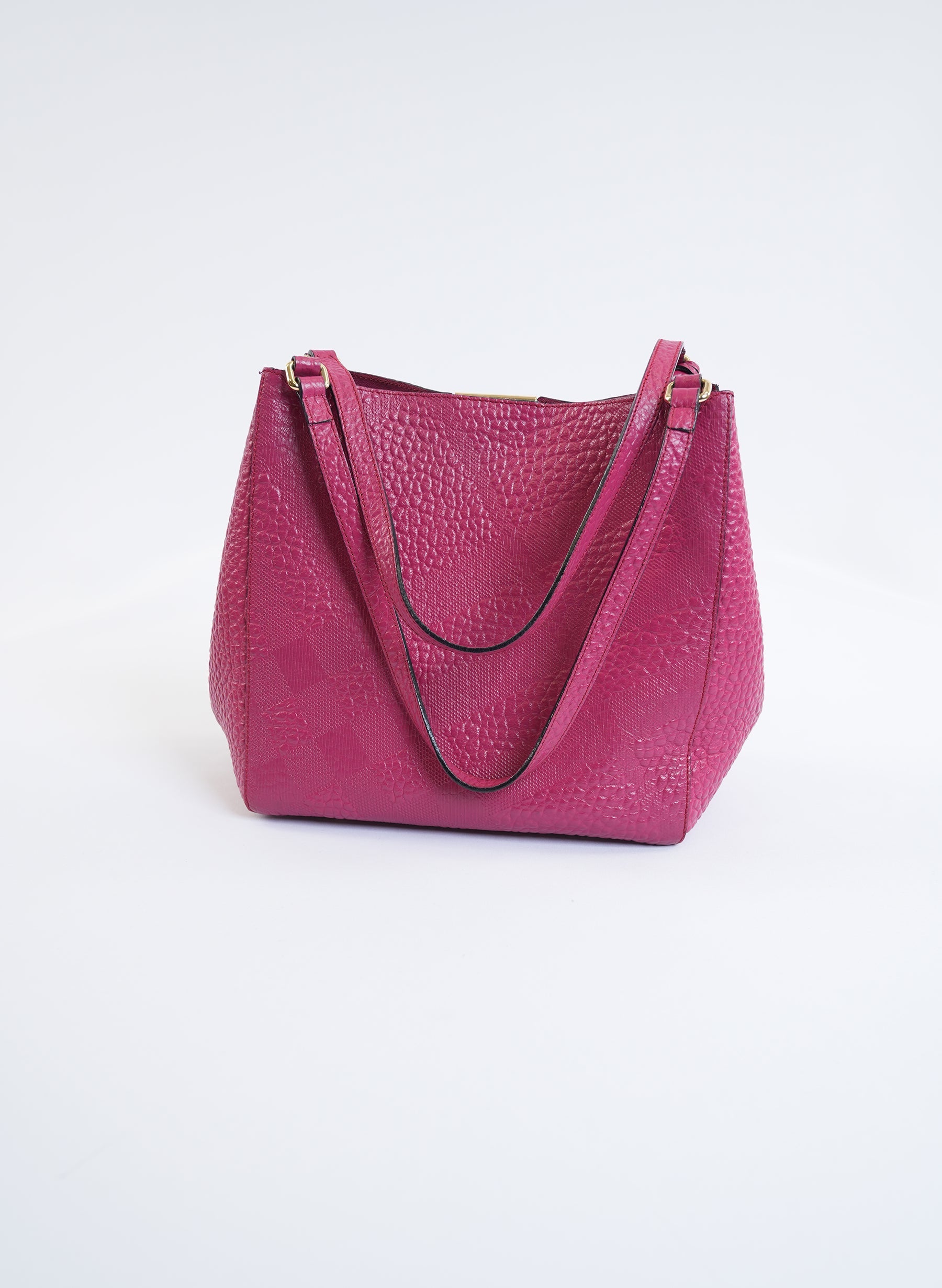 Sac Burberry Canterbury en cuir de veau grainé embossé