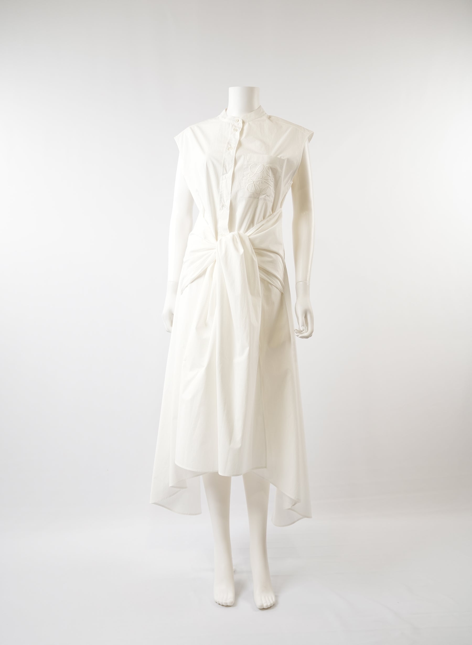 Robe chemise à nœud LOEWE