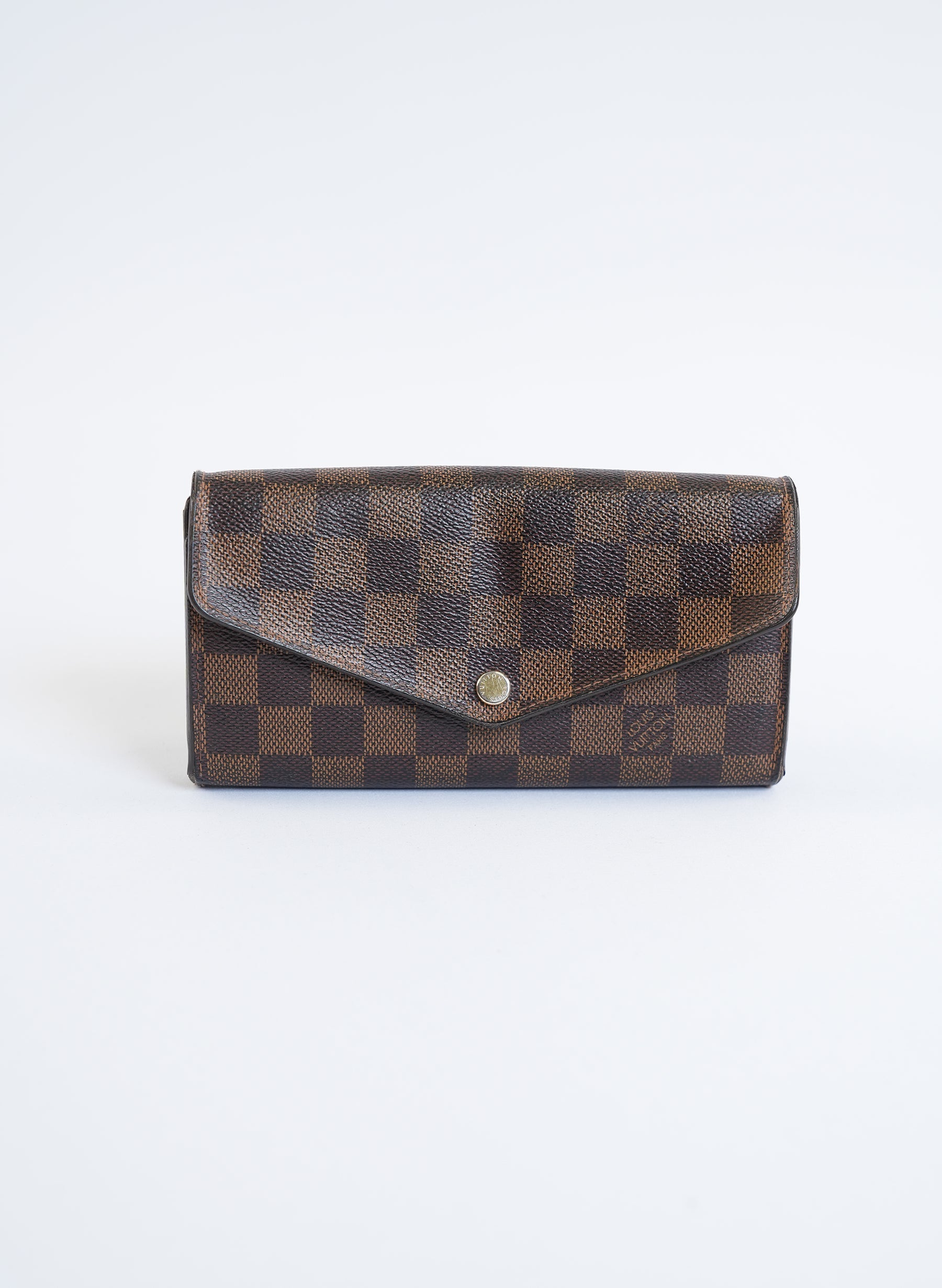 Portefeuille en toile Louis Vuitton NM Damier Ebene