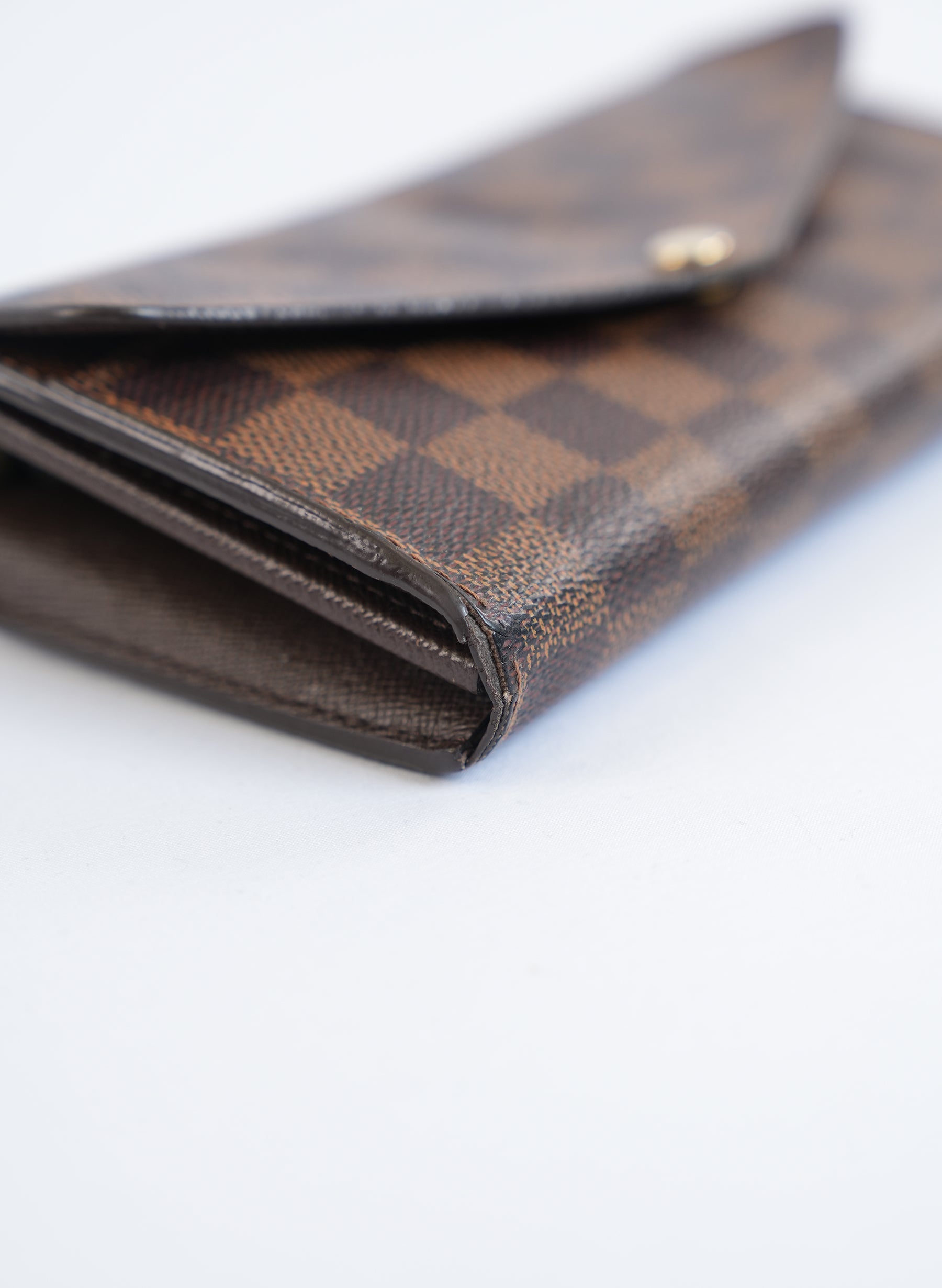 Portefeuille en toile Louis Vuitton NM Damier Ebene