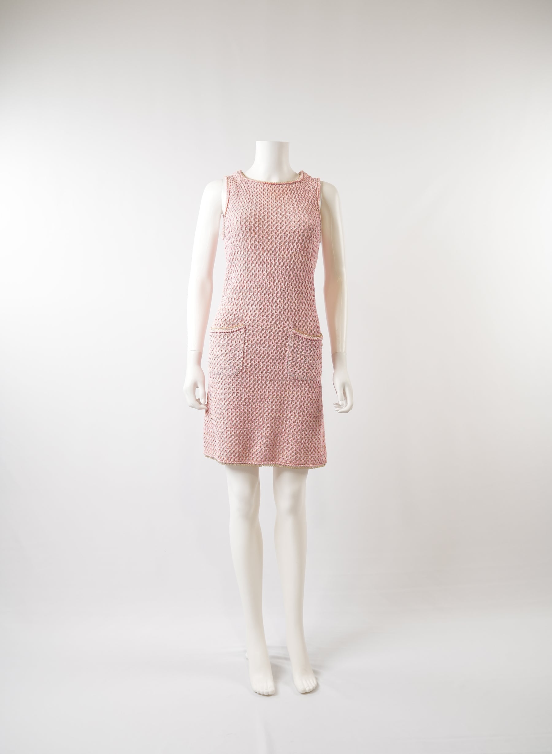 Robe courte en soie Chanel