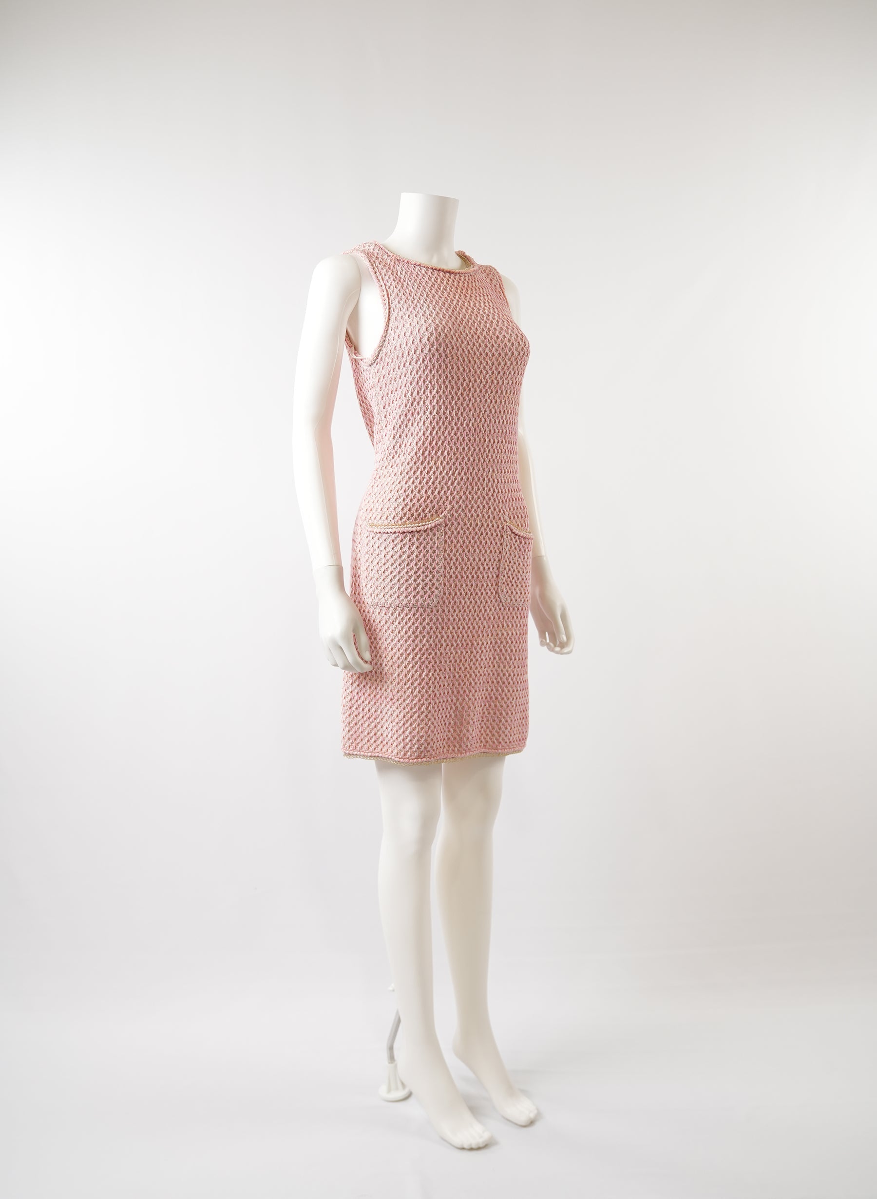 Robe courte en soie Chanel