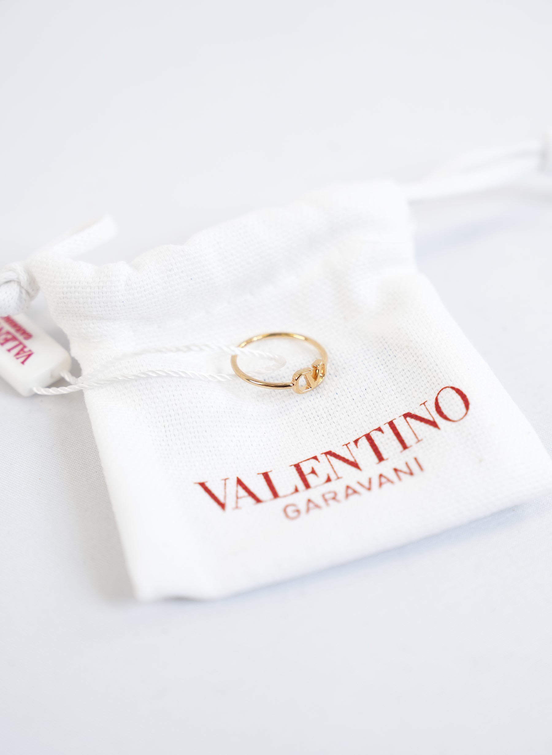 Bague en métal signature Valentino Vlogo