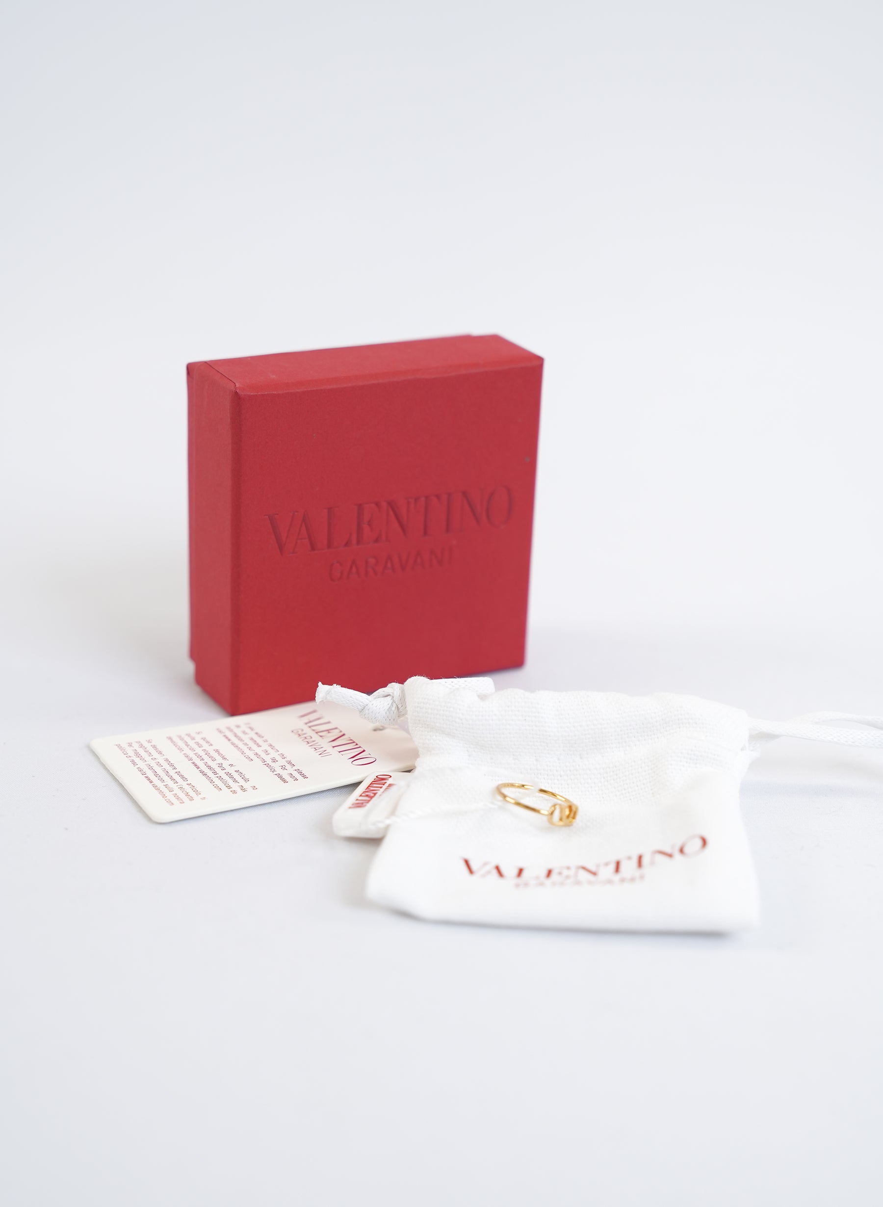 Bague en métal signature Valentino Vlogo