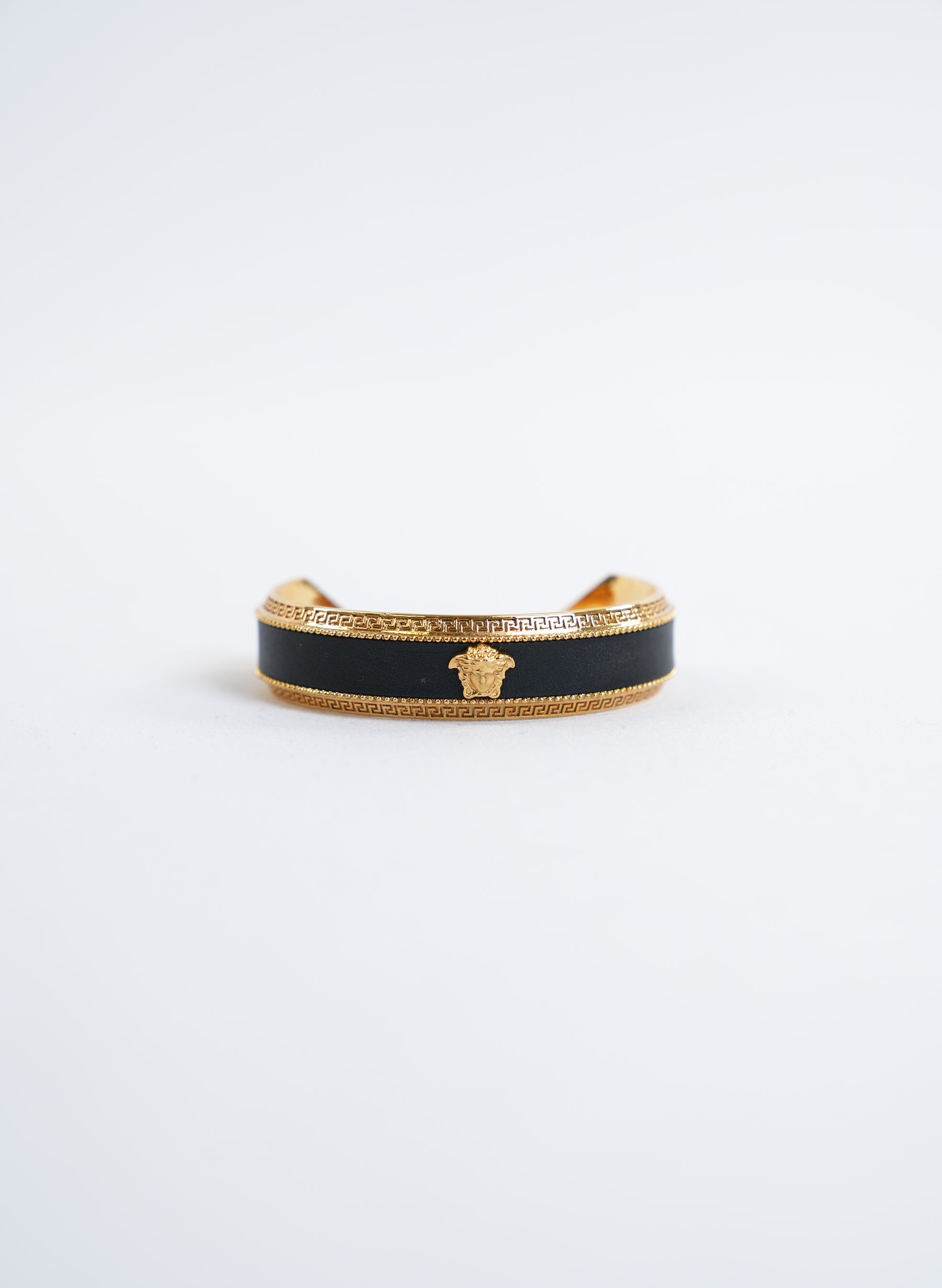 Bracelet Versace en émail noir