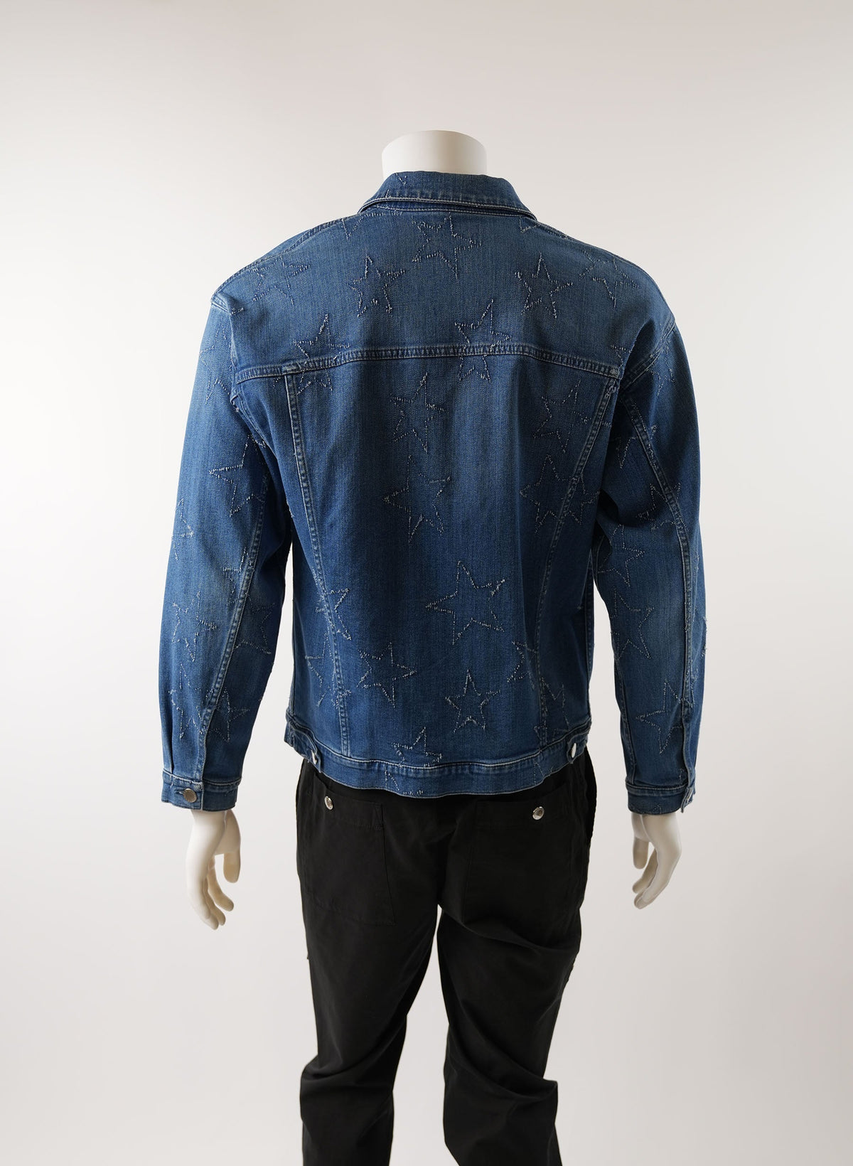 Veste en jean Stella McCartney à accents étoiles