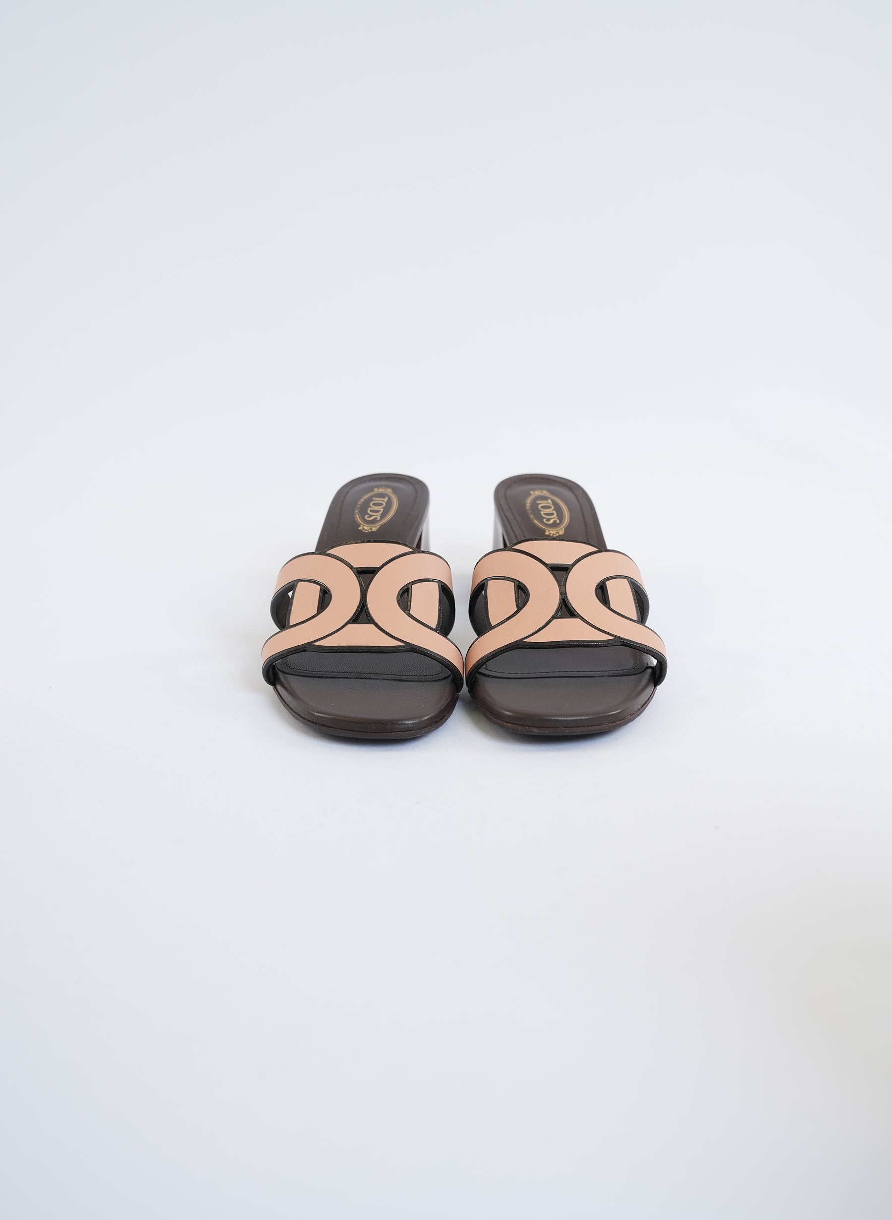 Sandales à enfiler en cuir Tod's