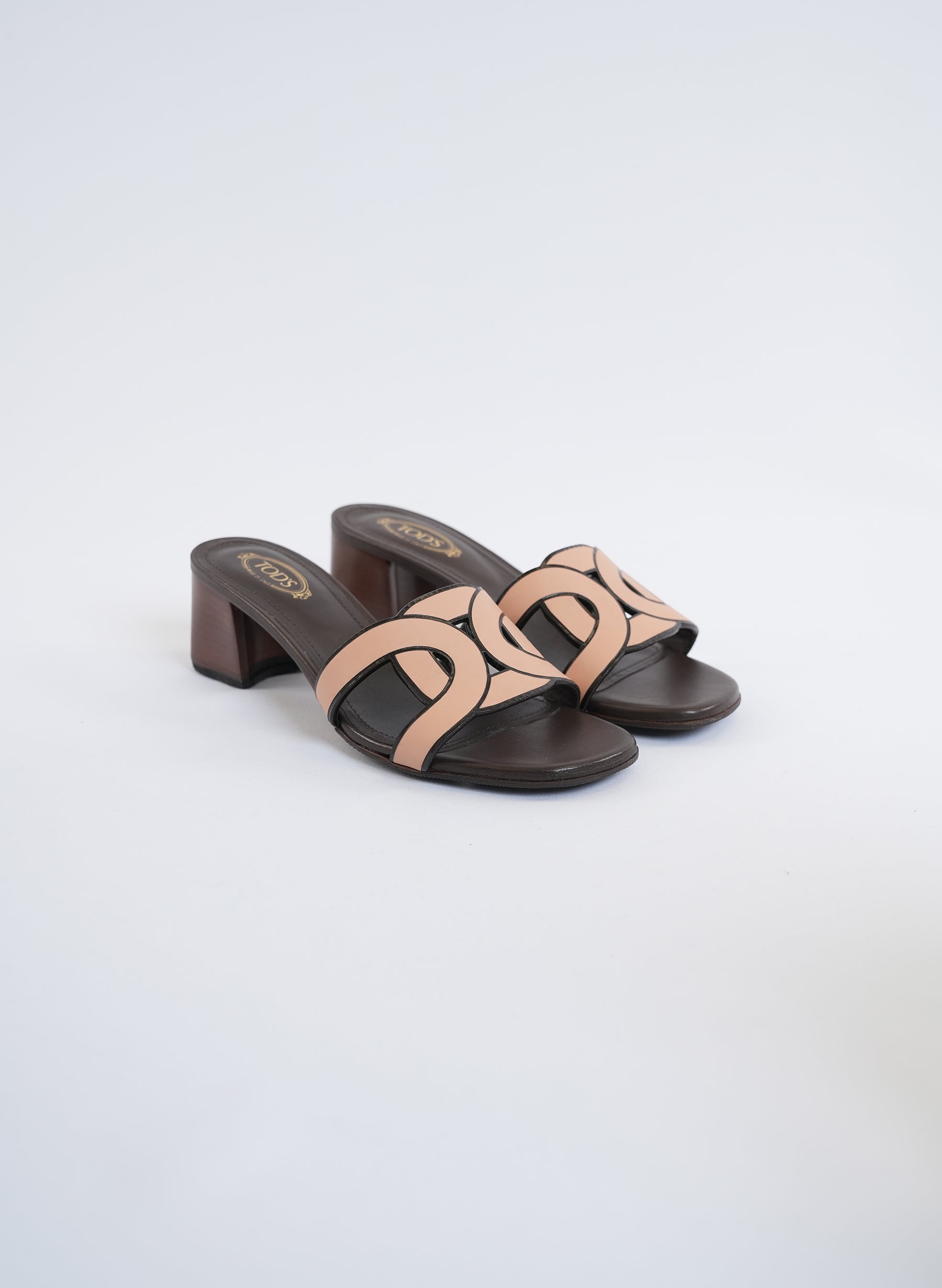 Sandales à enfiler en cuir Tod's