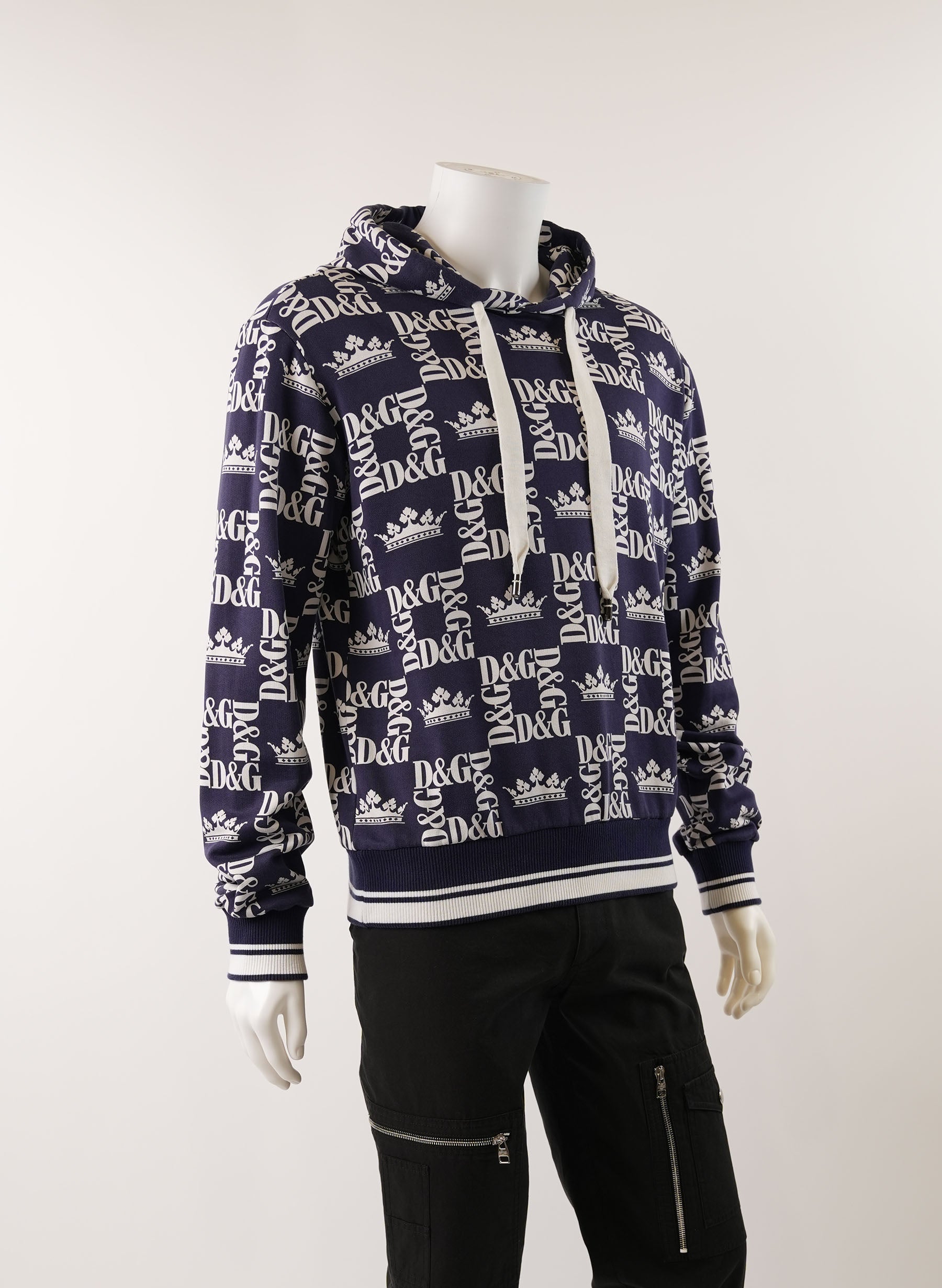 Sweat à capuche Dolce & Gabbana avec logo couronne