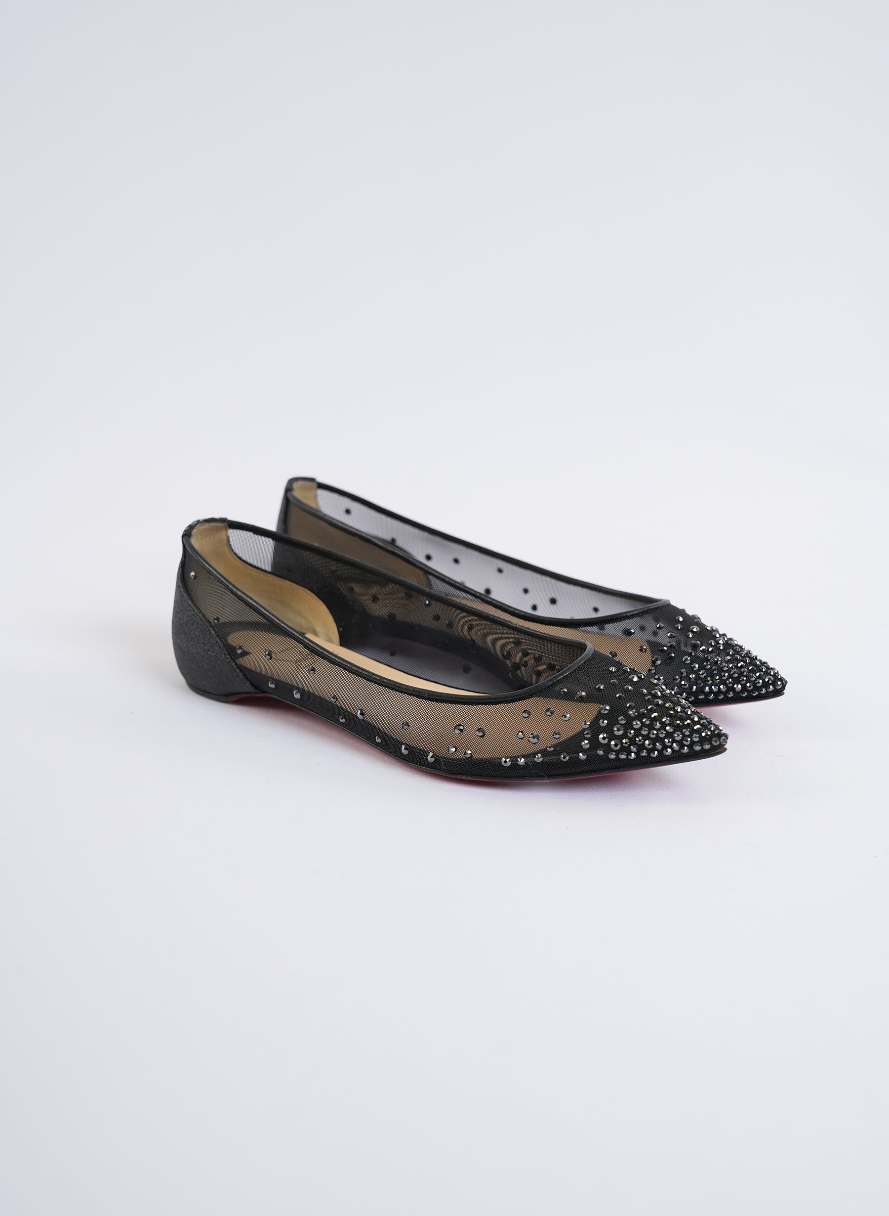 Christian Louboutin Black Ballet Flats