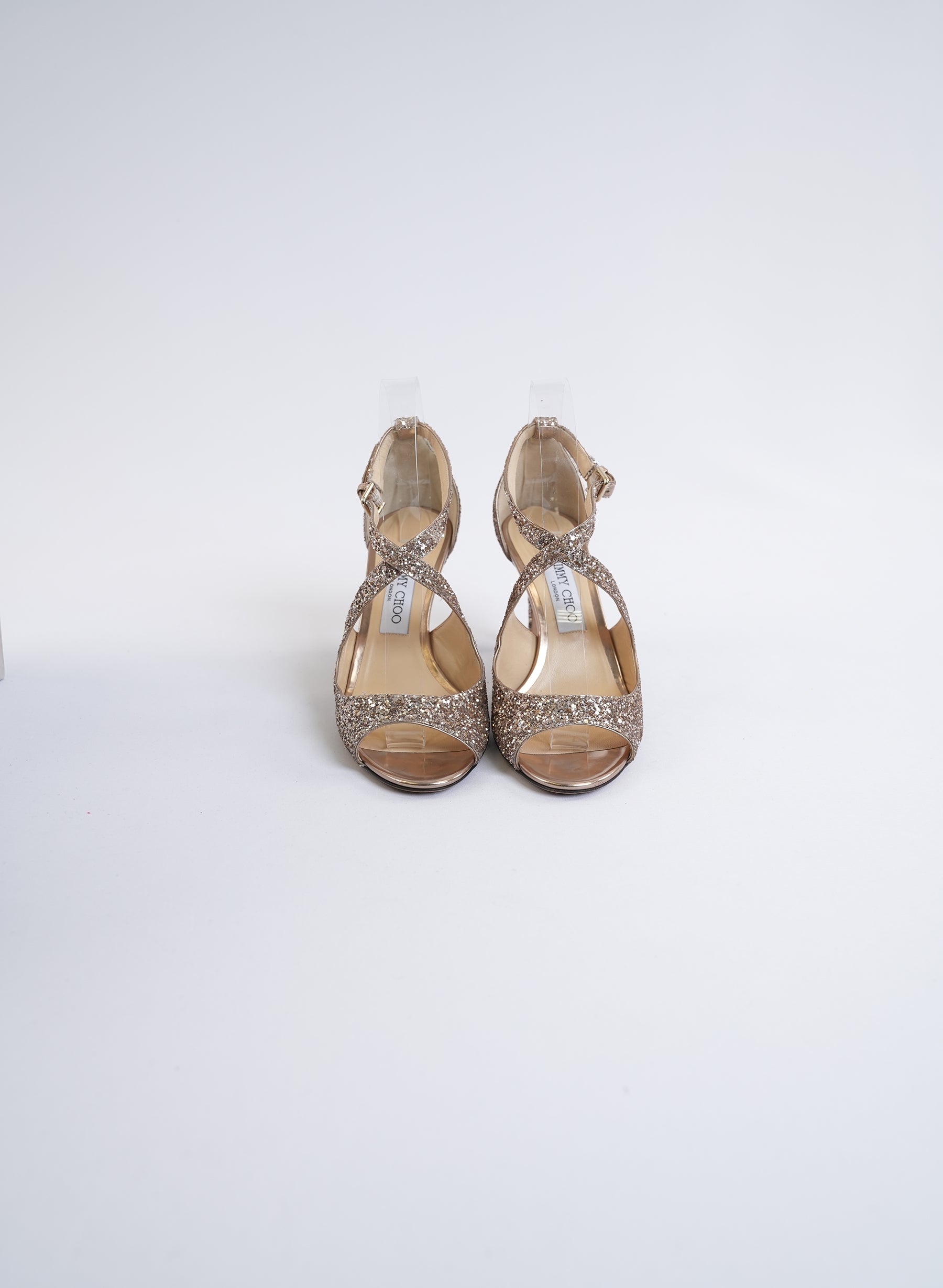 Escarpins roses ballerines Jimmy Choo Emily 85