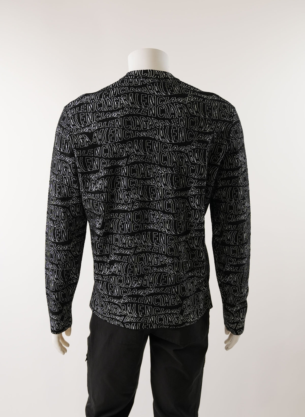 Pull Balenciaga à col rond multi-logos