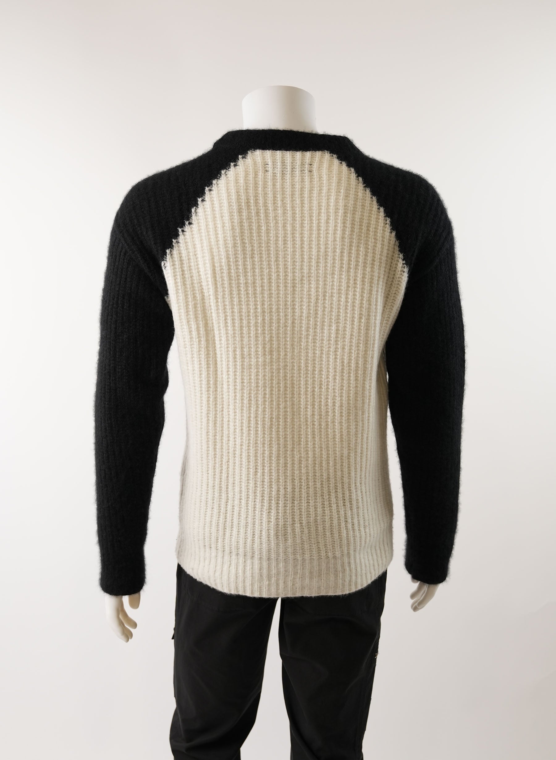 Pull Amiri en cachemire color block à col rond