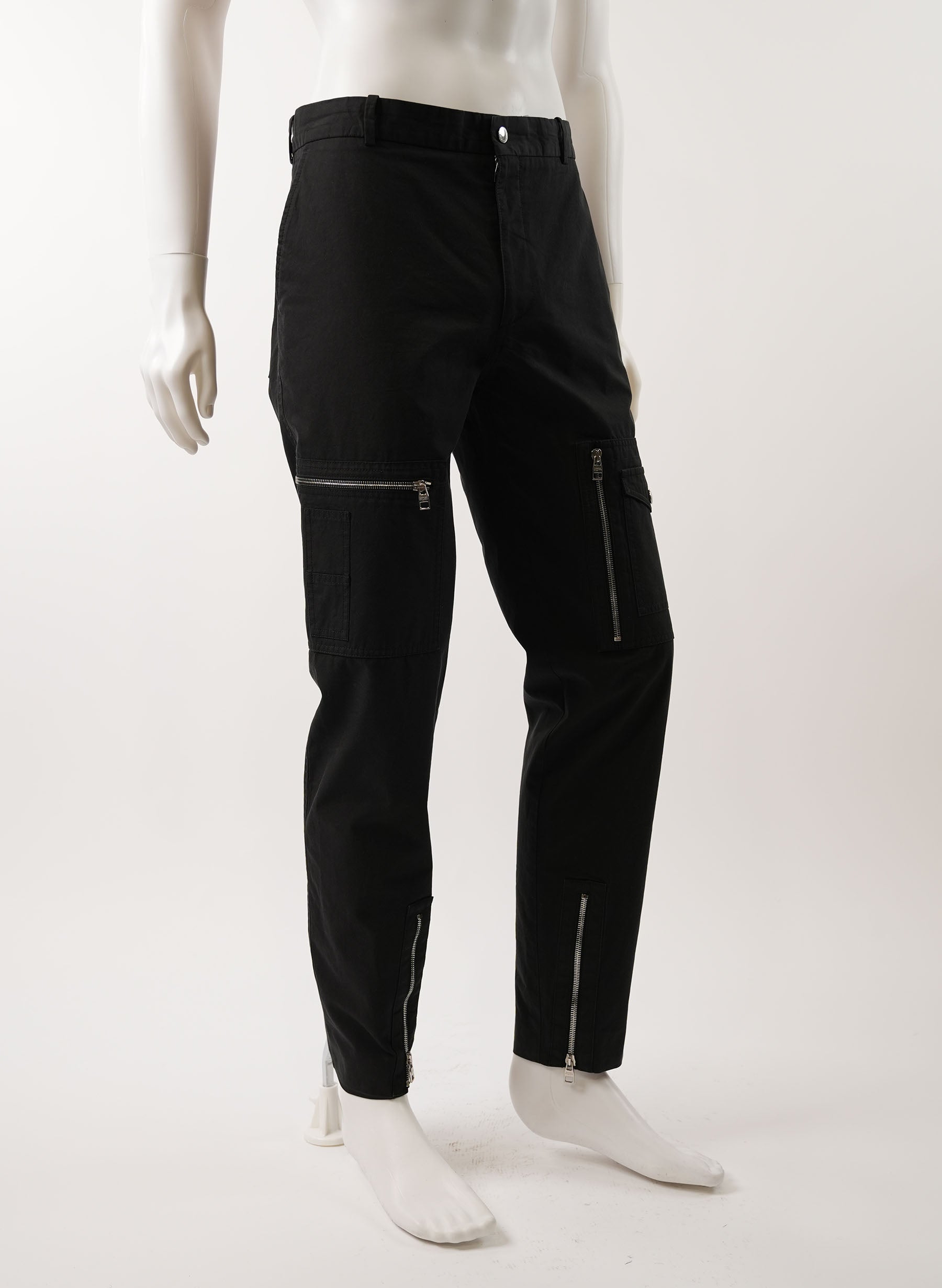 Pantalon cargo Alexander McQueen à fermeture éclair