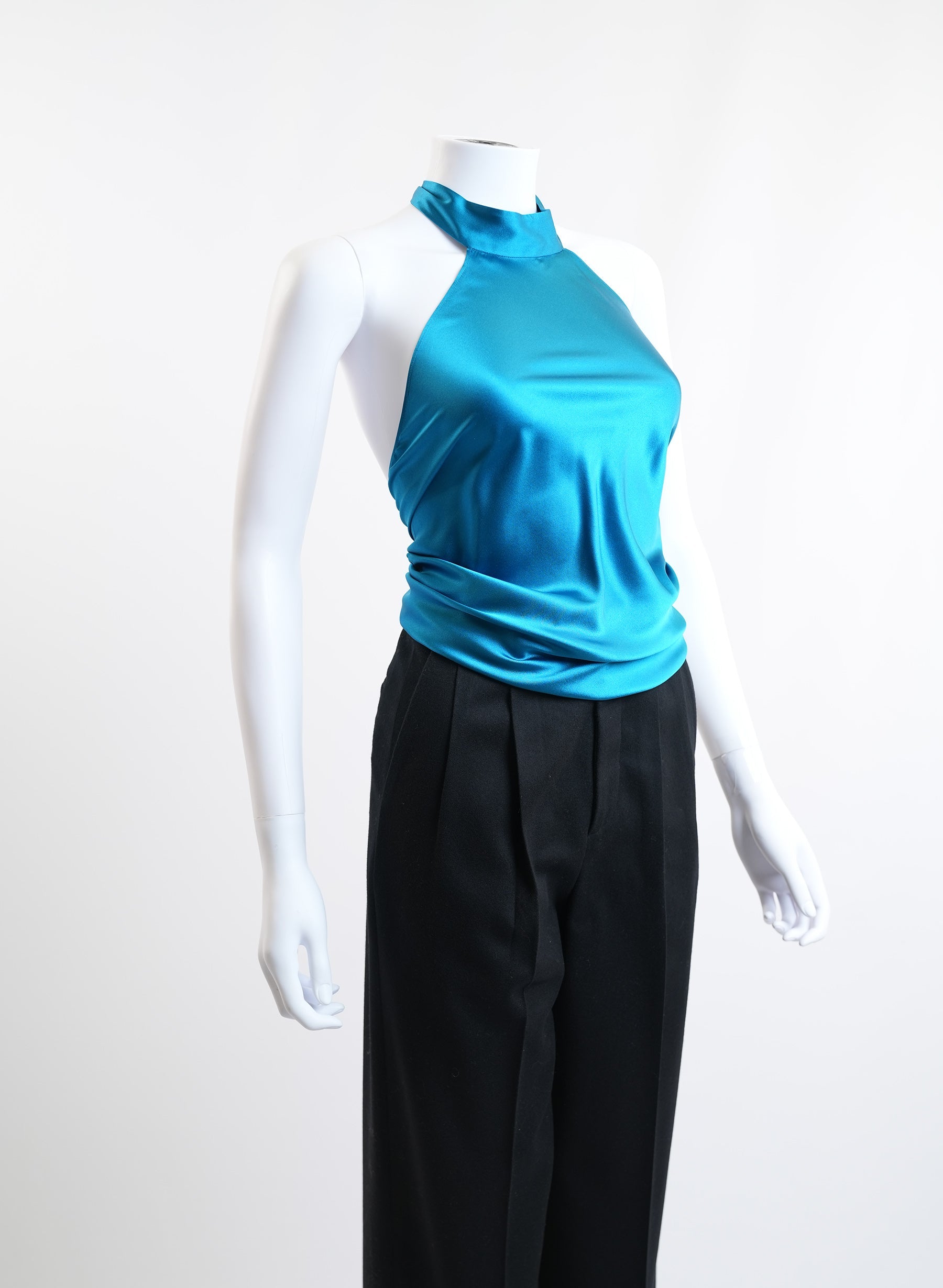 Haut dos nu en soie Alexis Manik