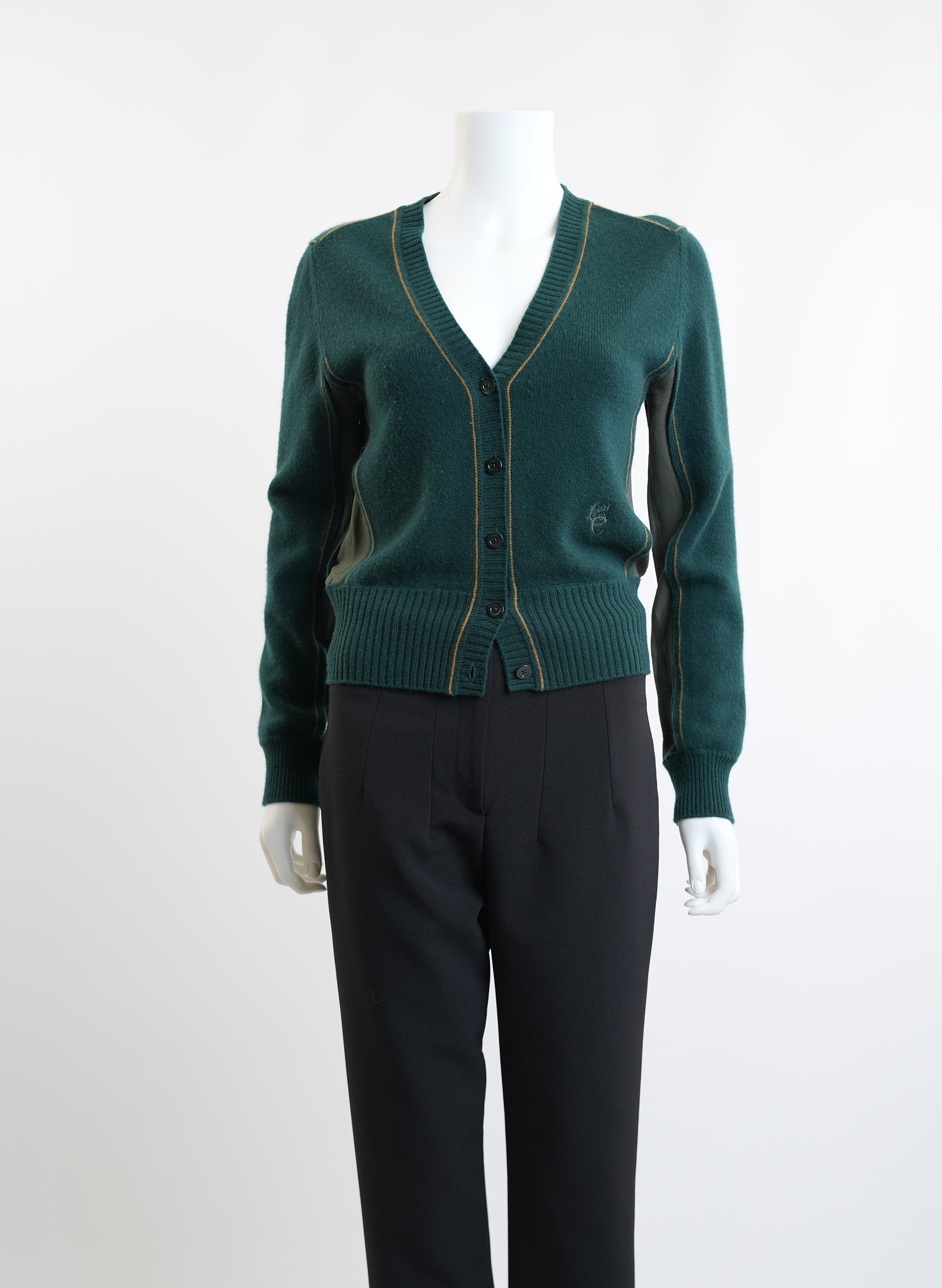 Chloe Green Button Down Cardigan