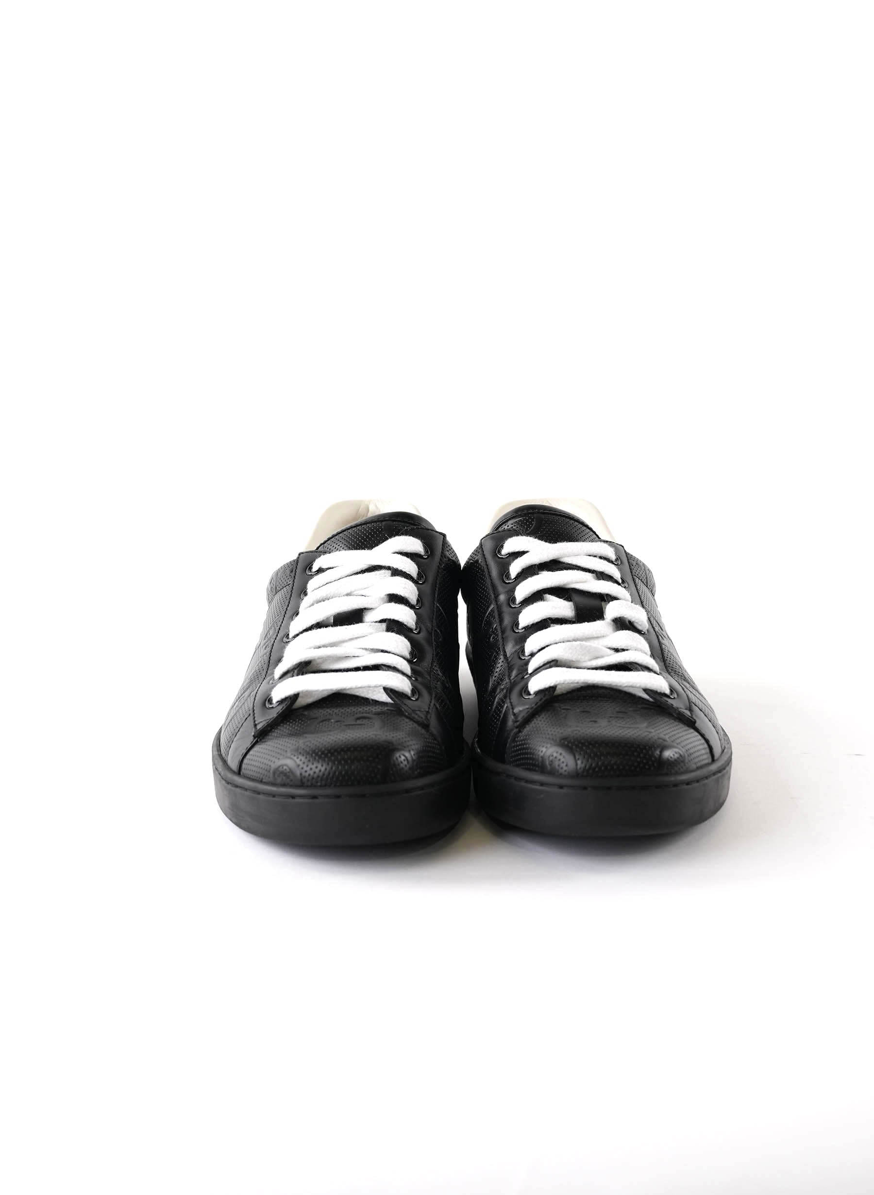 Baskets Gucci Ace à motif GG en relief