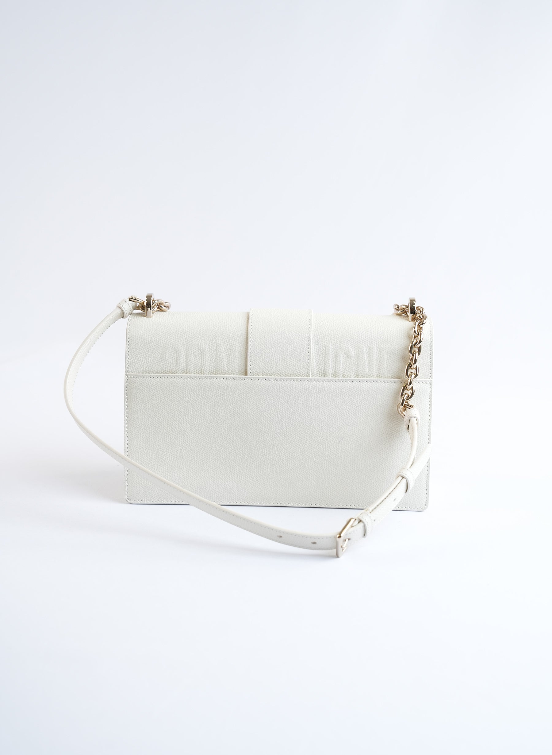 Sac Christian Dior 30 Montaigne en cuir de veau couleur Latte Box