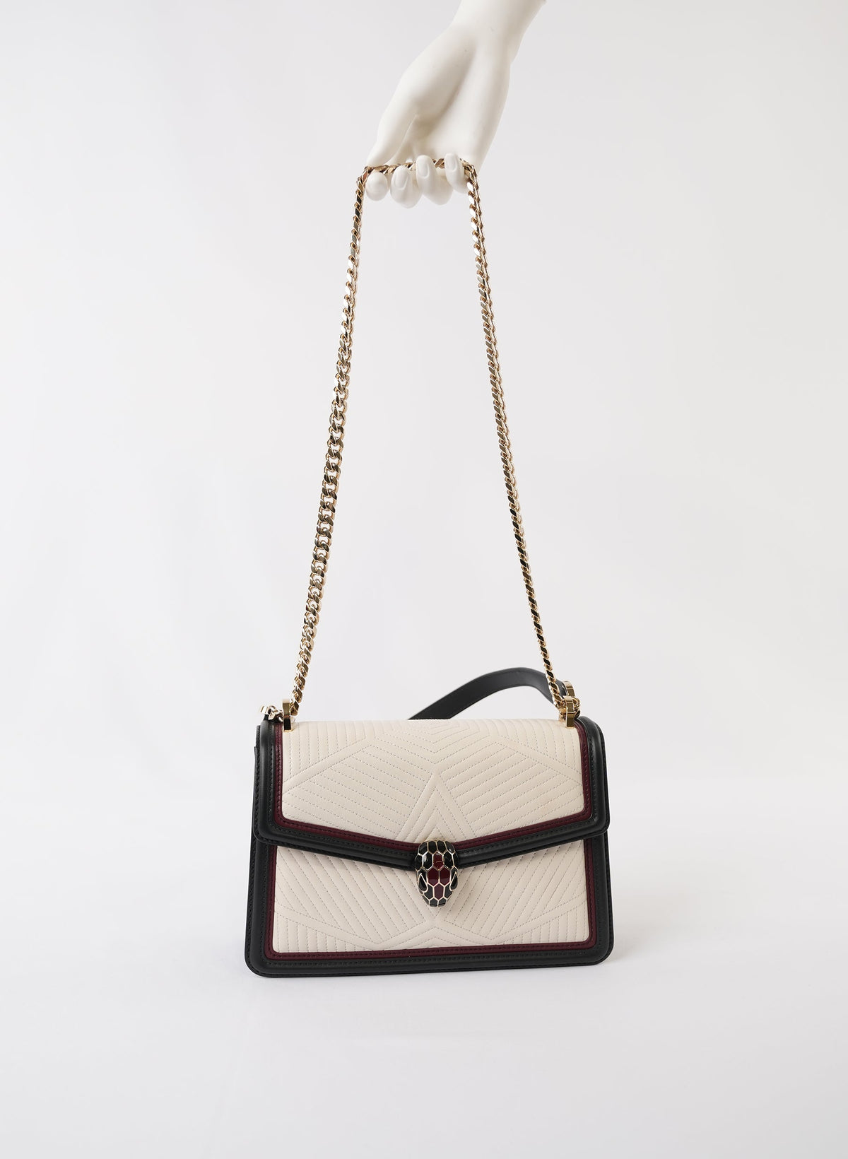Bvlgari Serpenti Sac à main en cuir