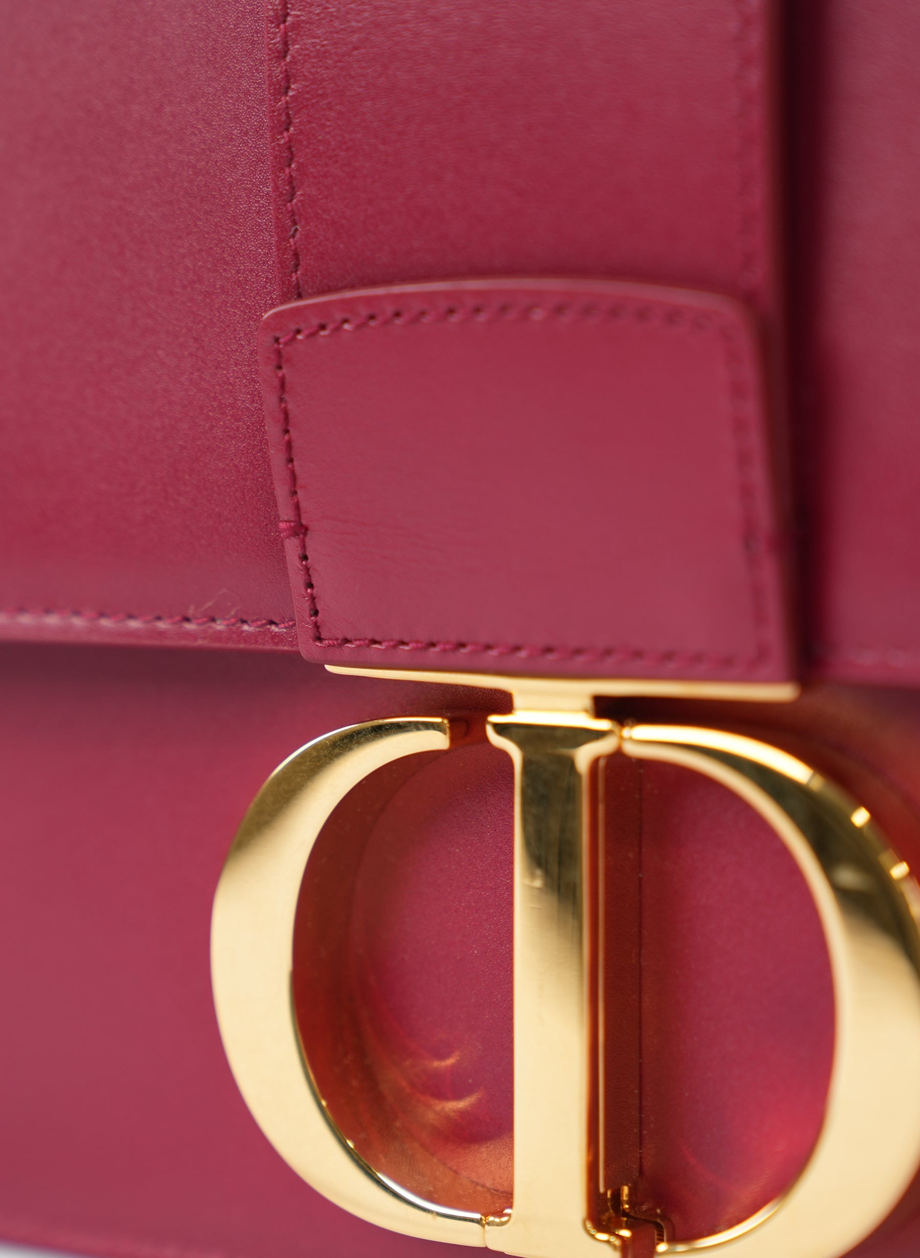Christian Dior Grained Calfskin Montaigne Flap Bag