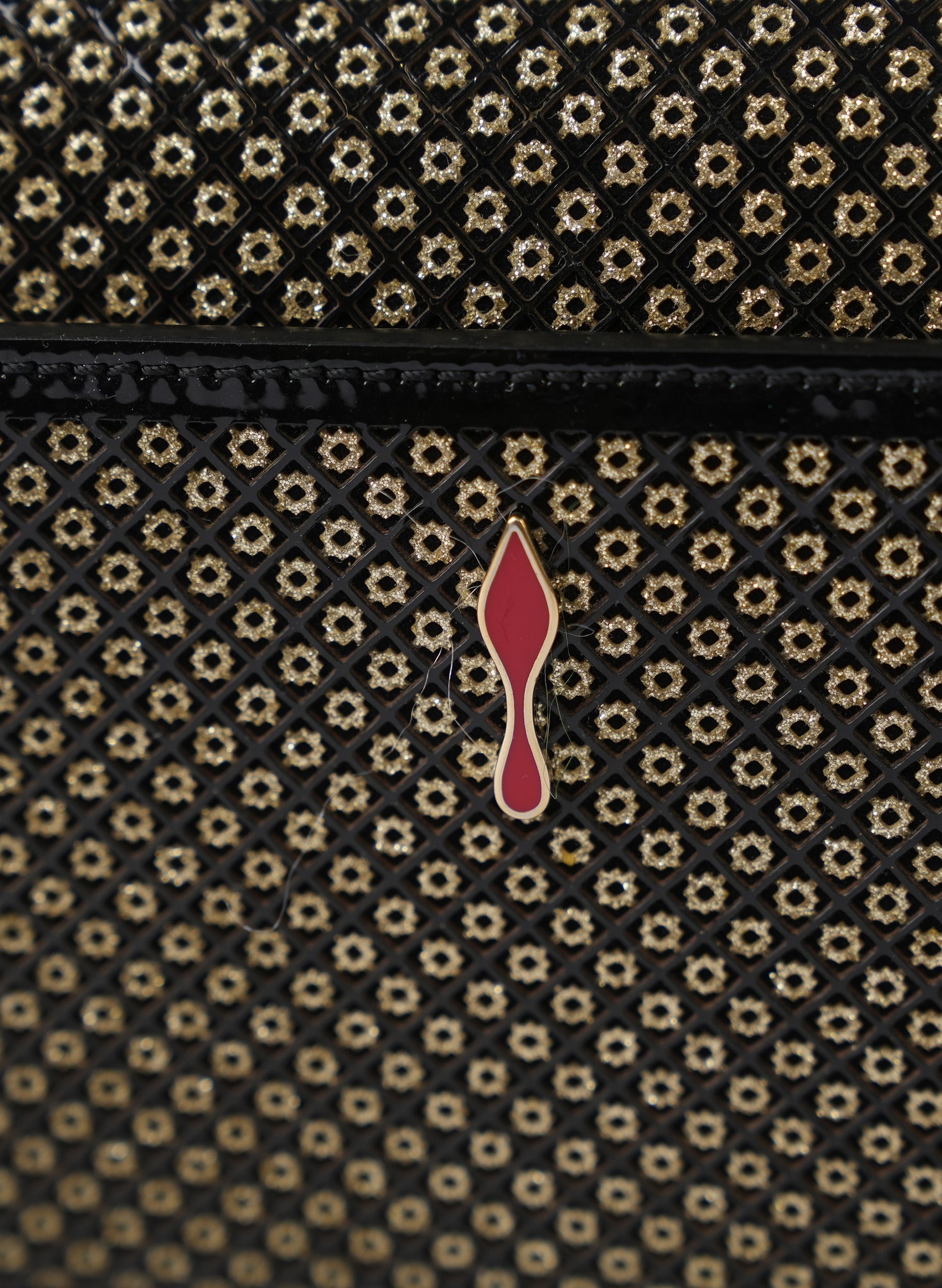 Christian Louboutin Patent Leather Clutch