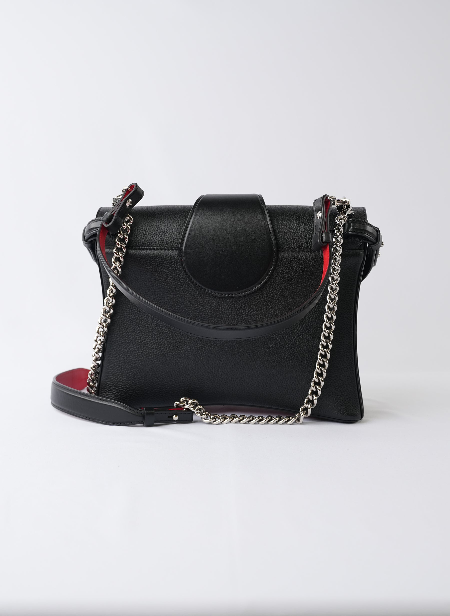 Christian Louboutin Pebbled Calfskin Rubylou Shoulder Bag