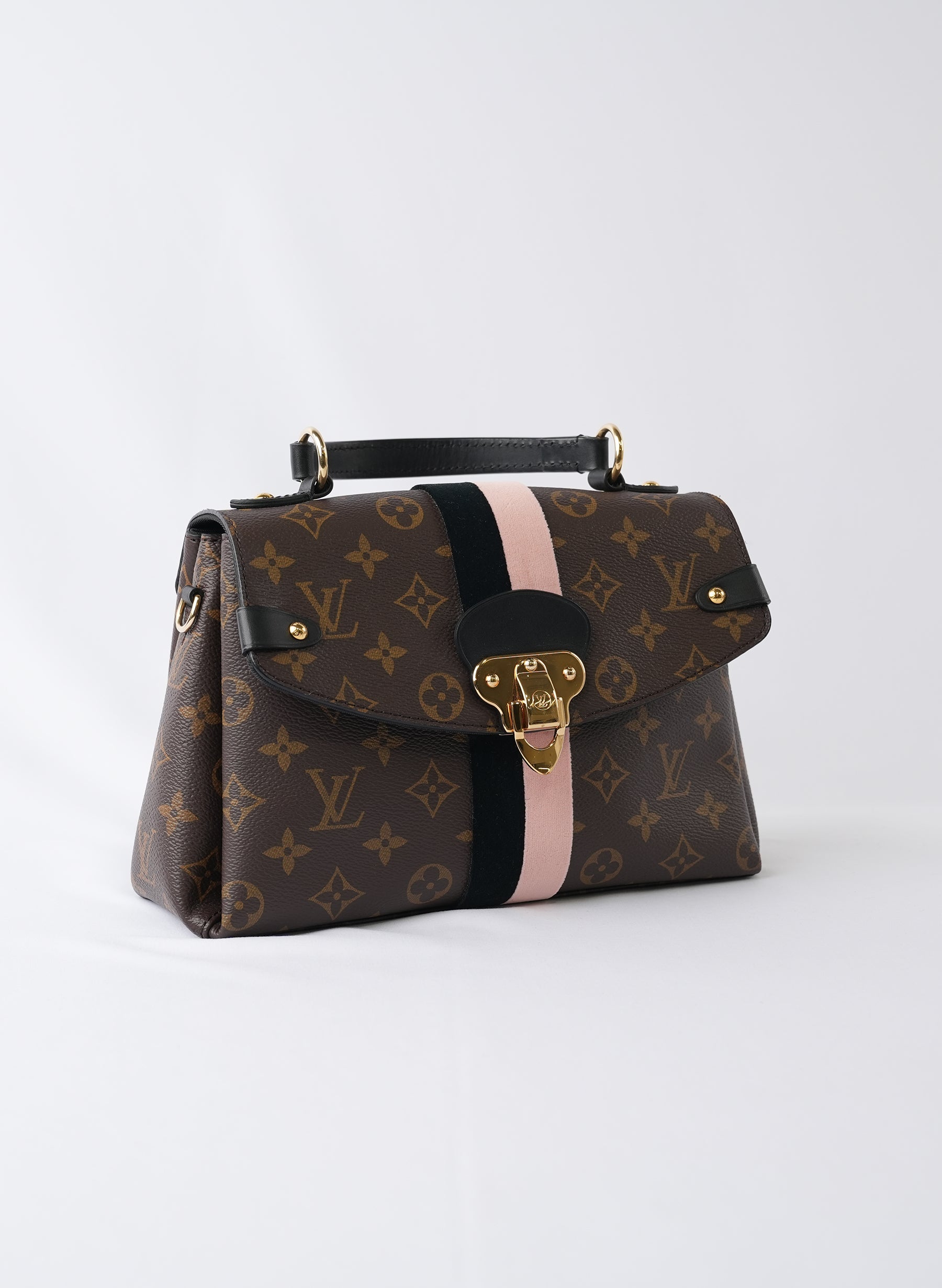 Sac bandoulière en tissu Louis Vuitton Georges