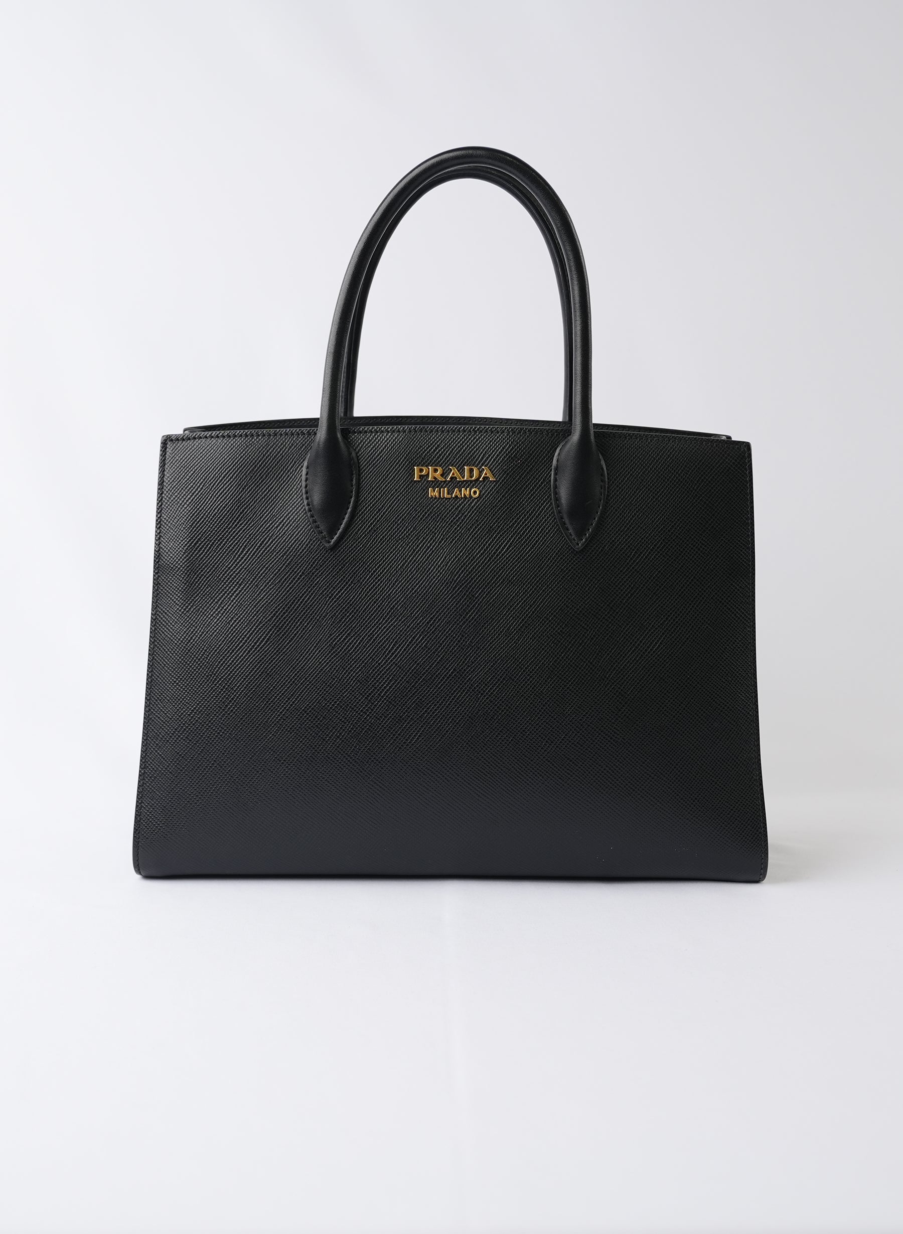 Prada Cabas Bibliothèque En Cuir Saffiano