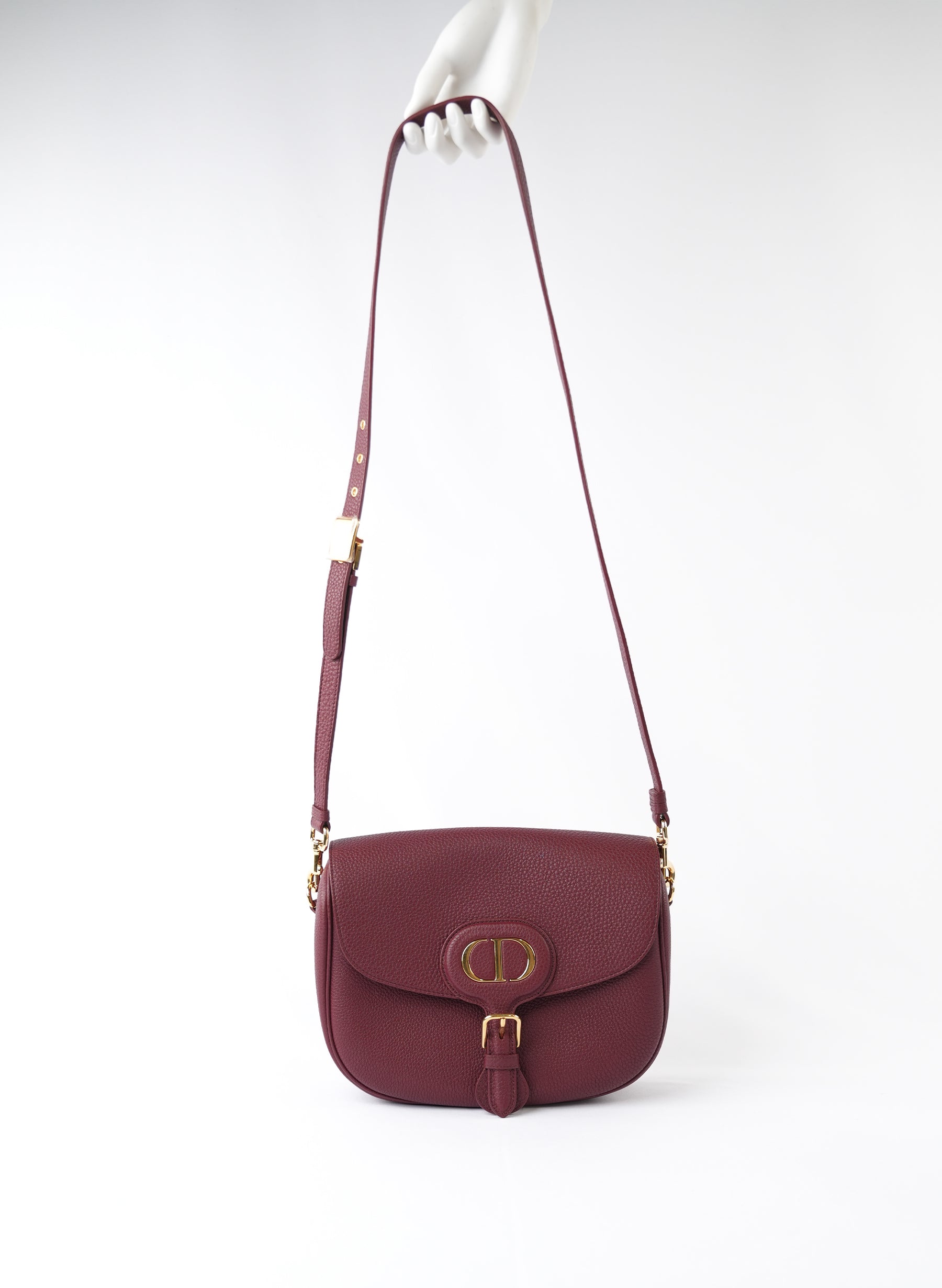 Christian Dior Grained Calfskin Bobby Flap Bag