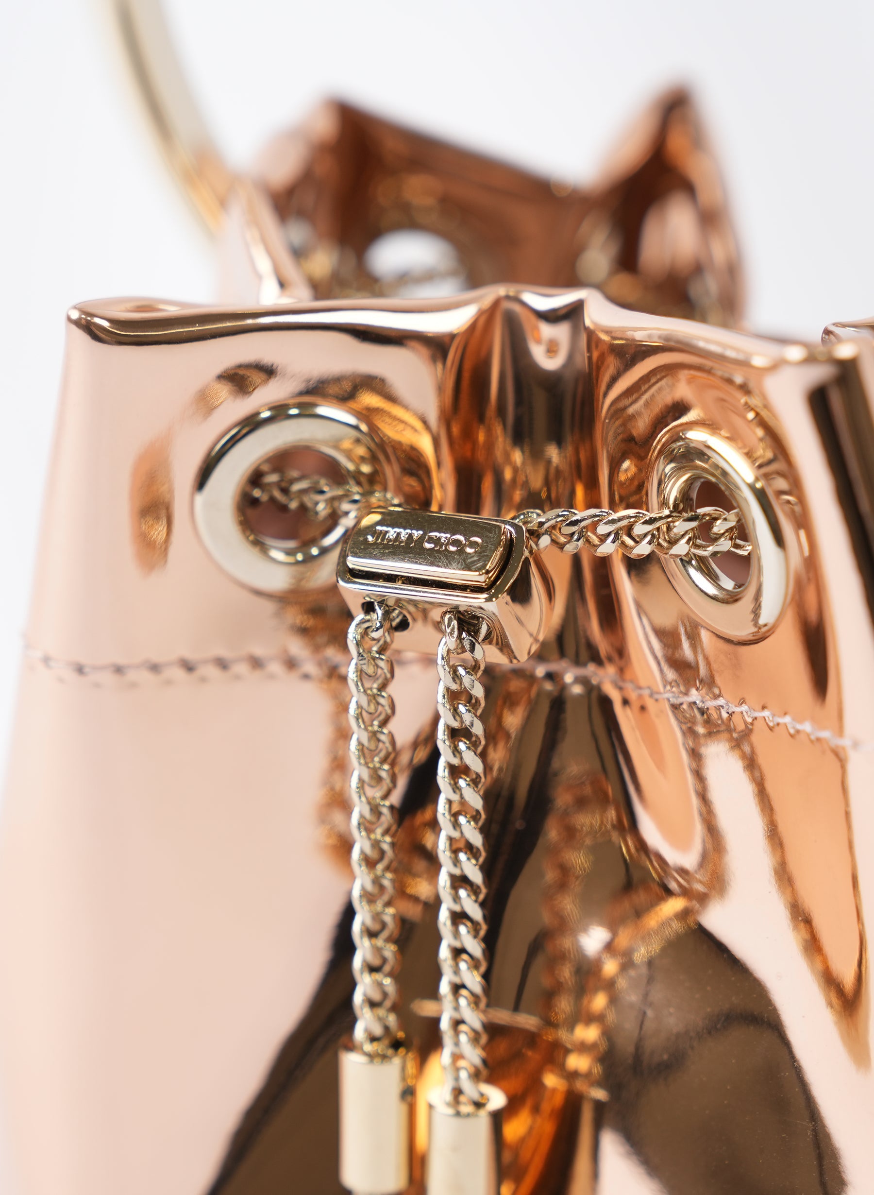 Sac à main Jimmy Choo Bon Bon effet miroir