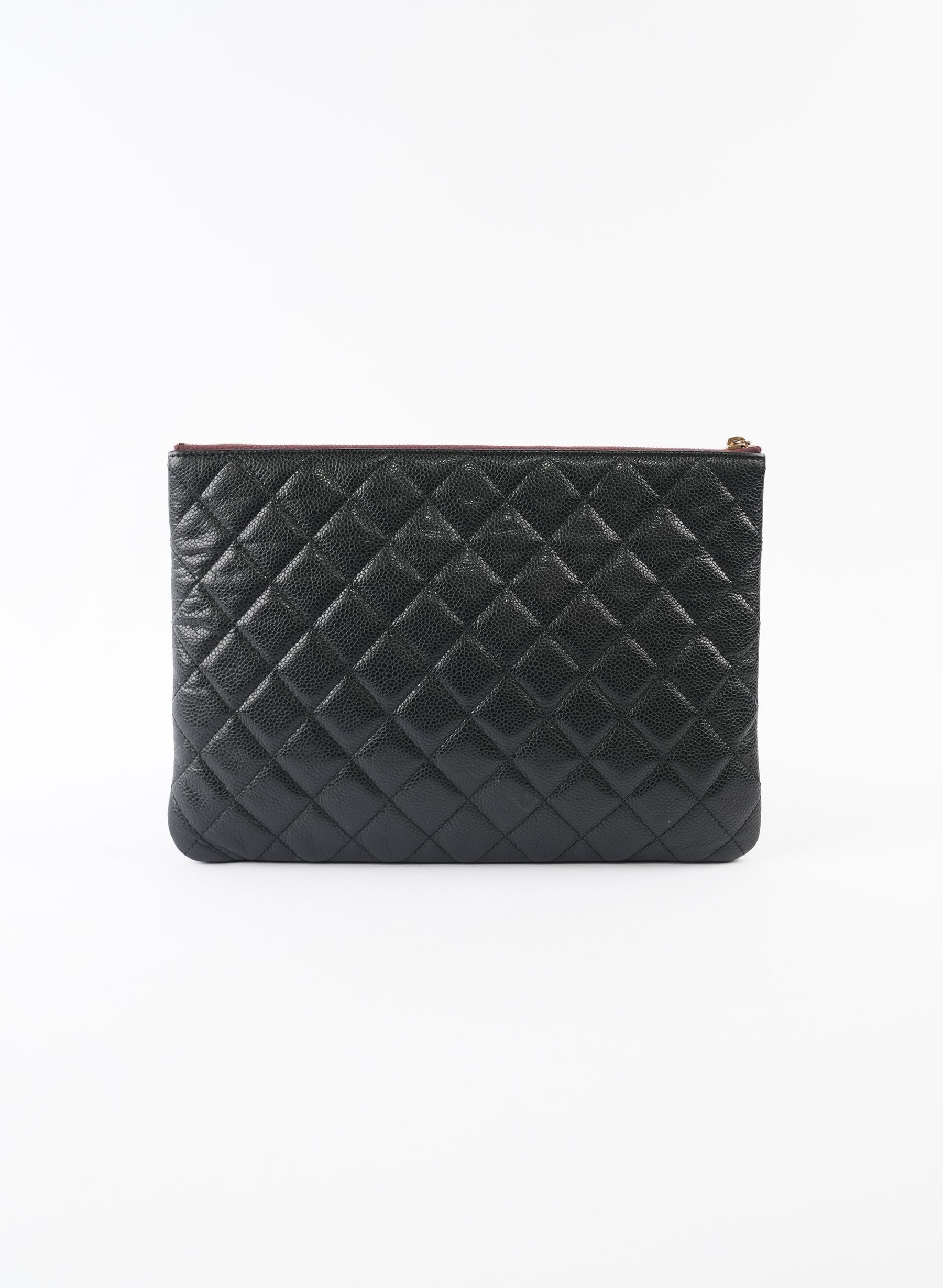 Chanel Caviar Quilted Cosmetics Case