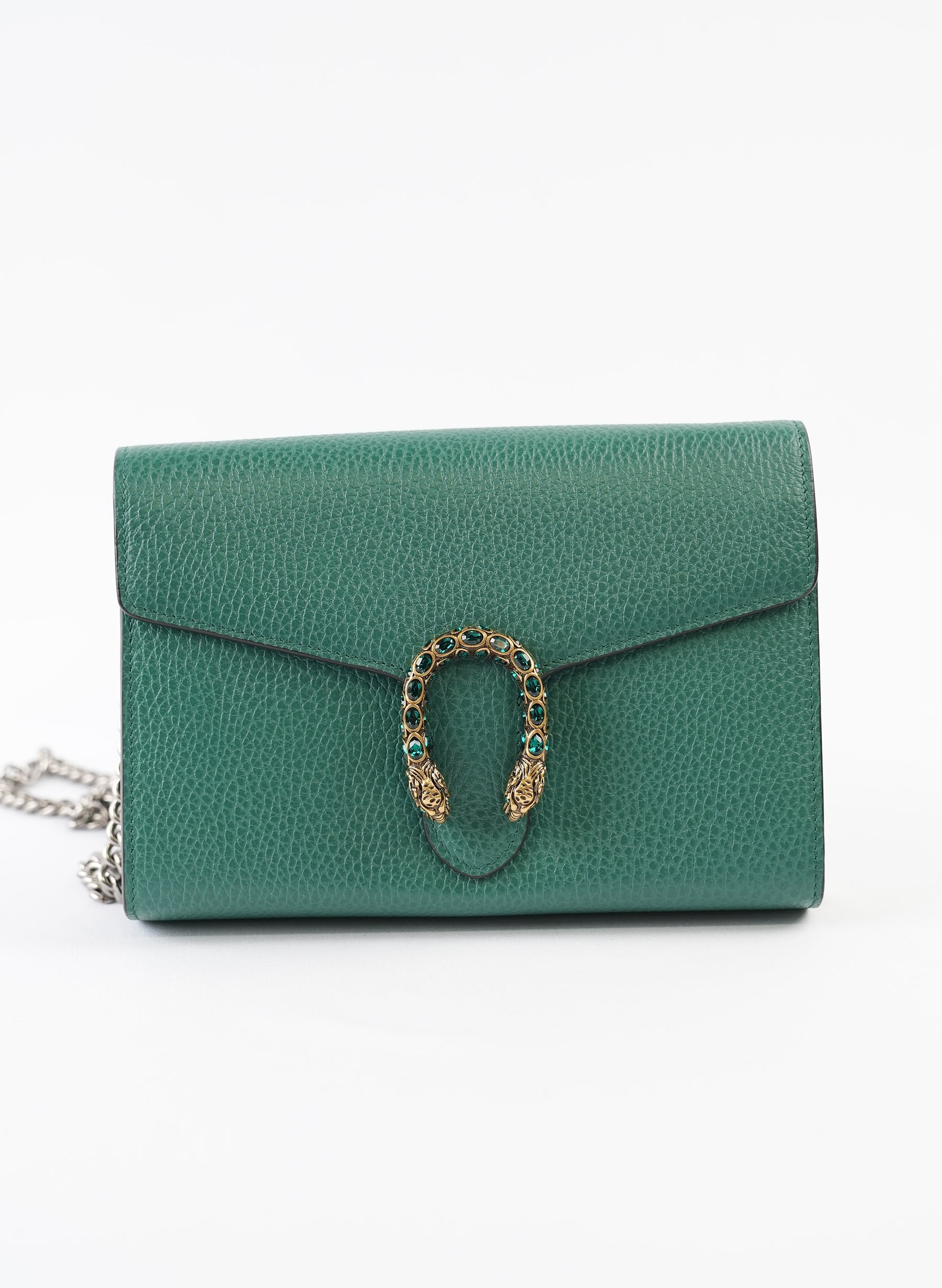 Gucci Dionysus Mini Leather Wallet On Chain