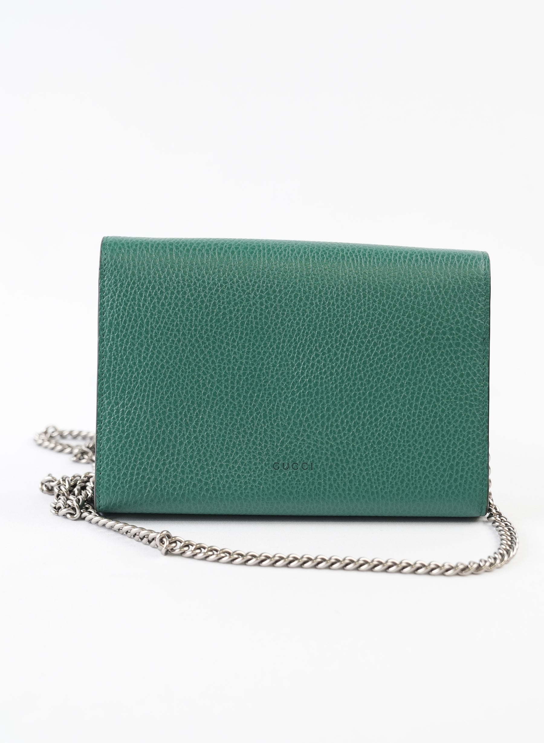 Gucci Dionysus Mini Leather Wallet On Chain