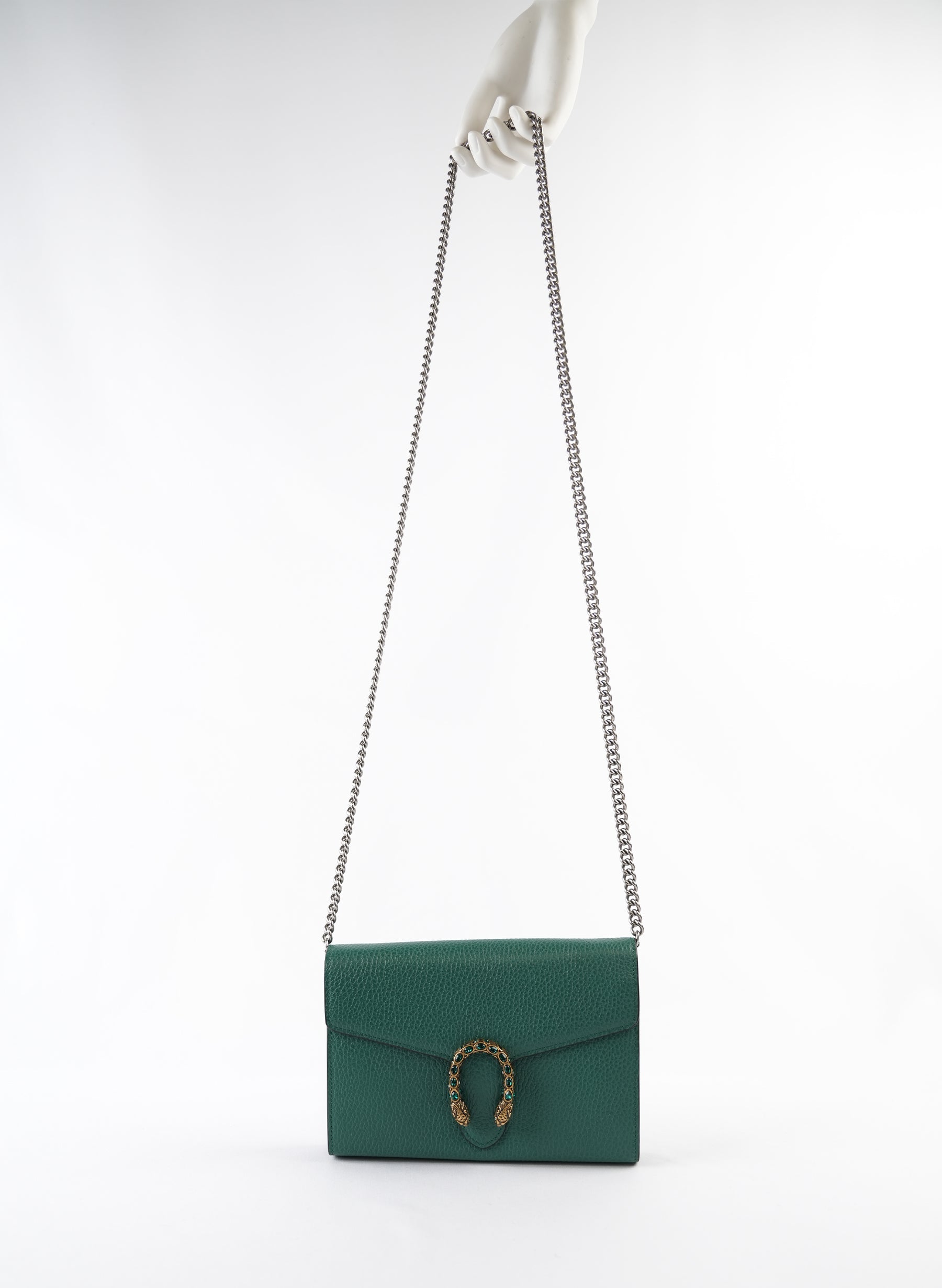 Gucci Dionysus Mini Leather Wallet On Chain