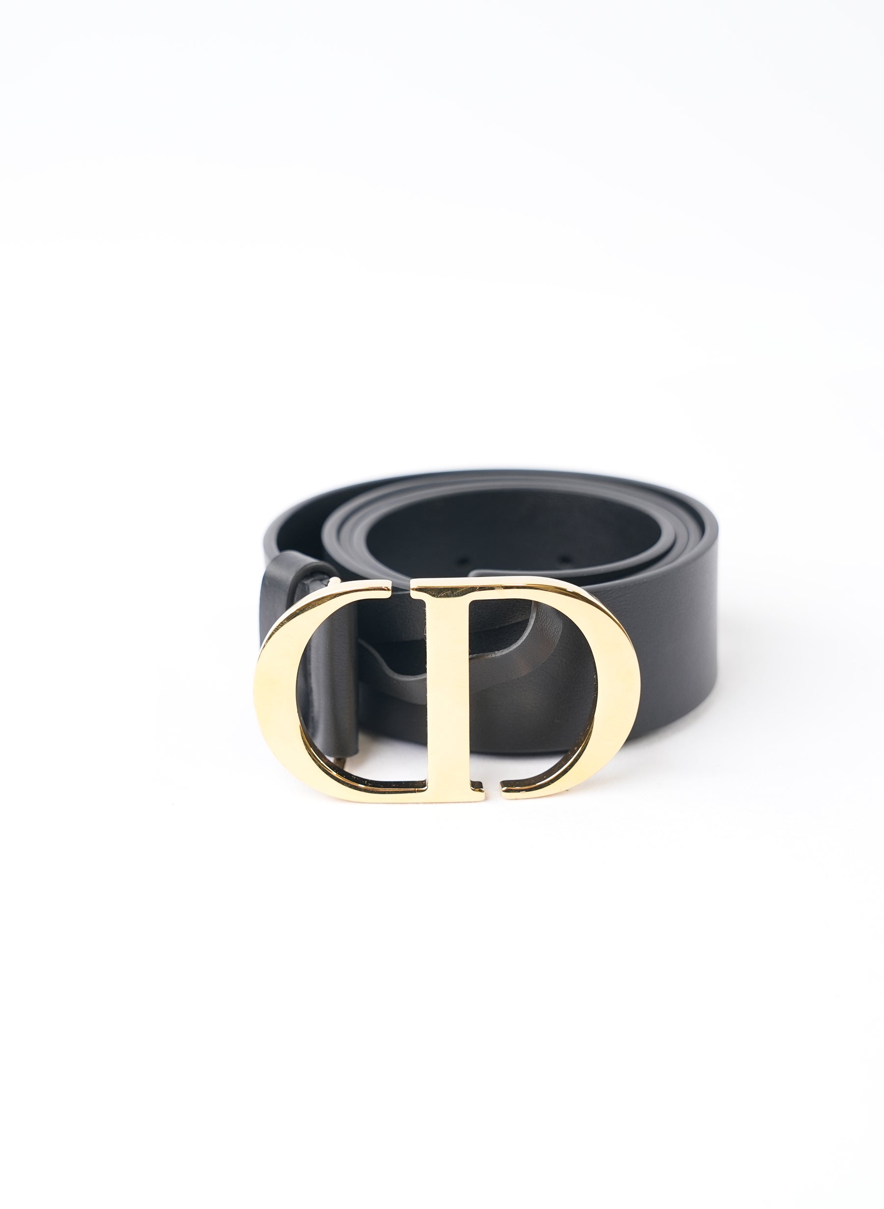 Ceinture en cuir Christian Dior 30 Montaigne