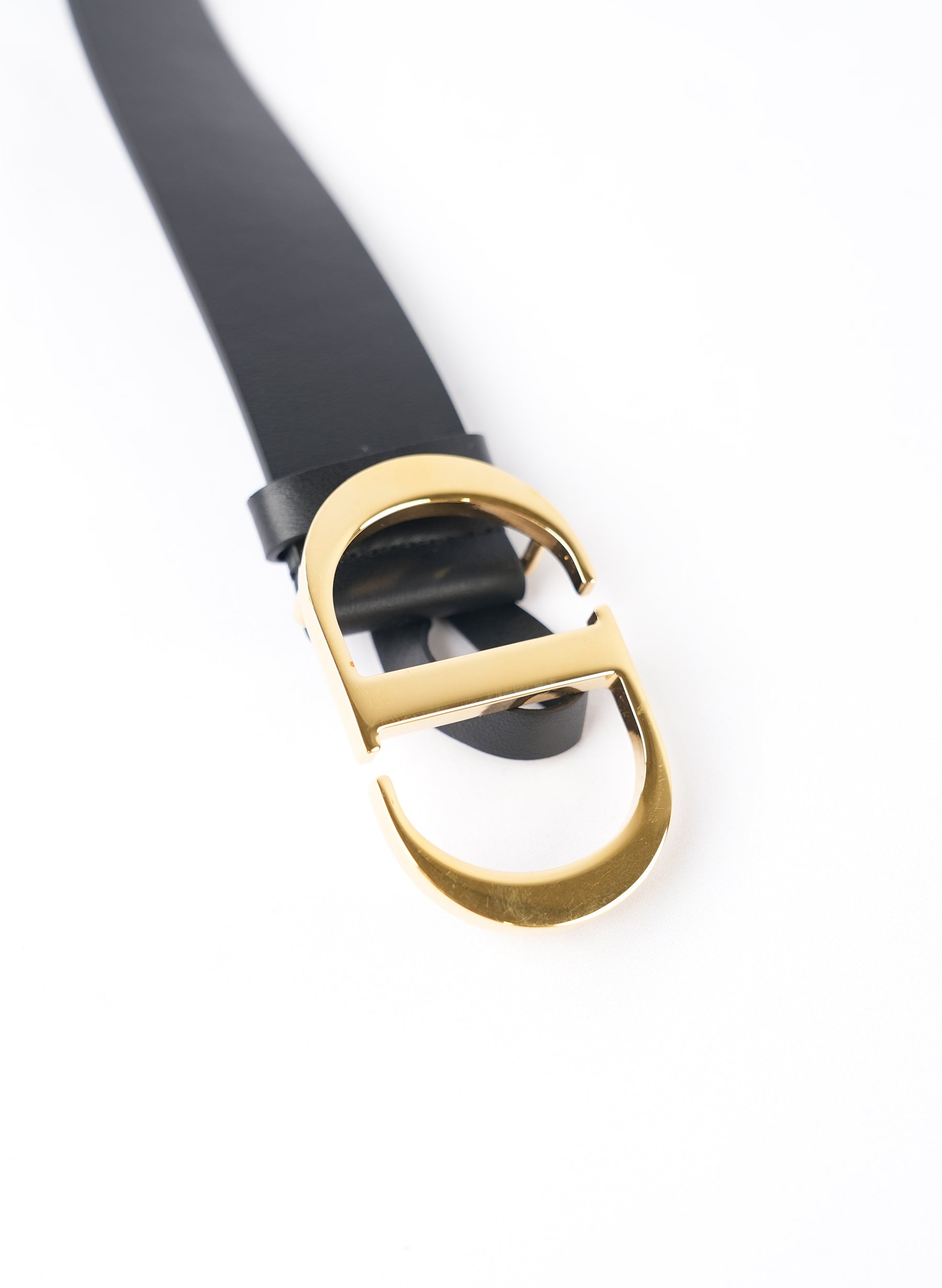 Ceinture en cuir Christian Dior 30 Montaigne