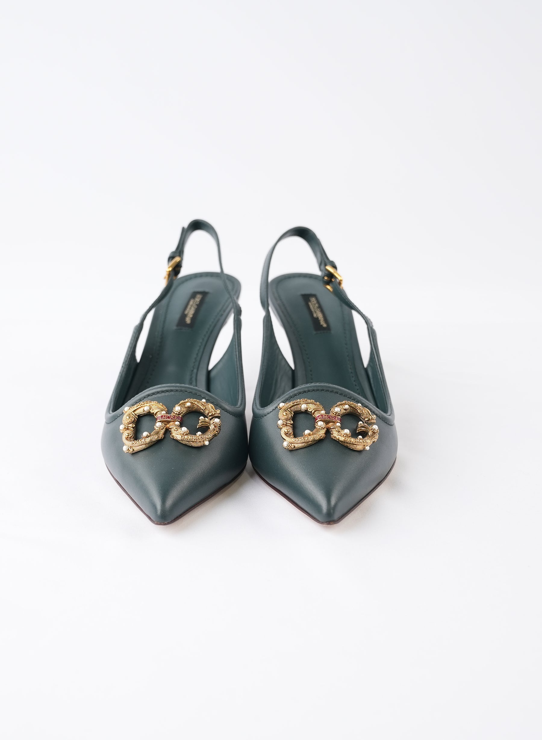 Dolce & Gabbana Dg Amore Low-Heel Pumps