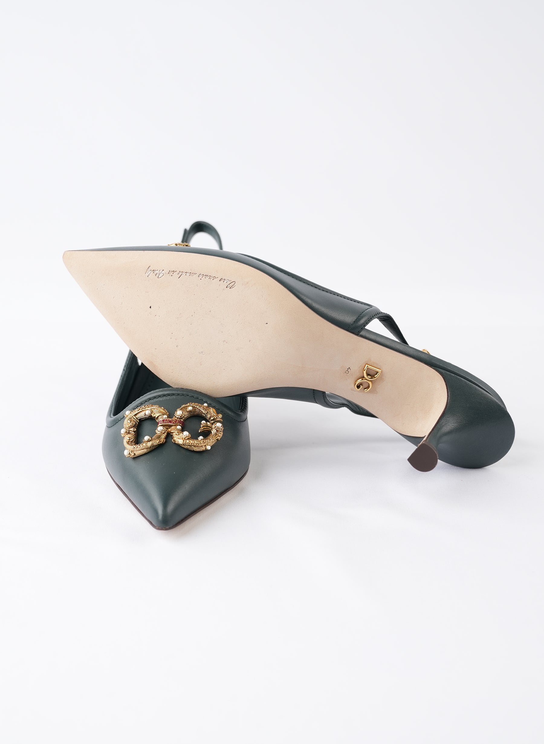 Dolce & Gabbana Dg Amore Low-Heel Pumps