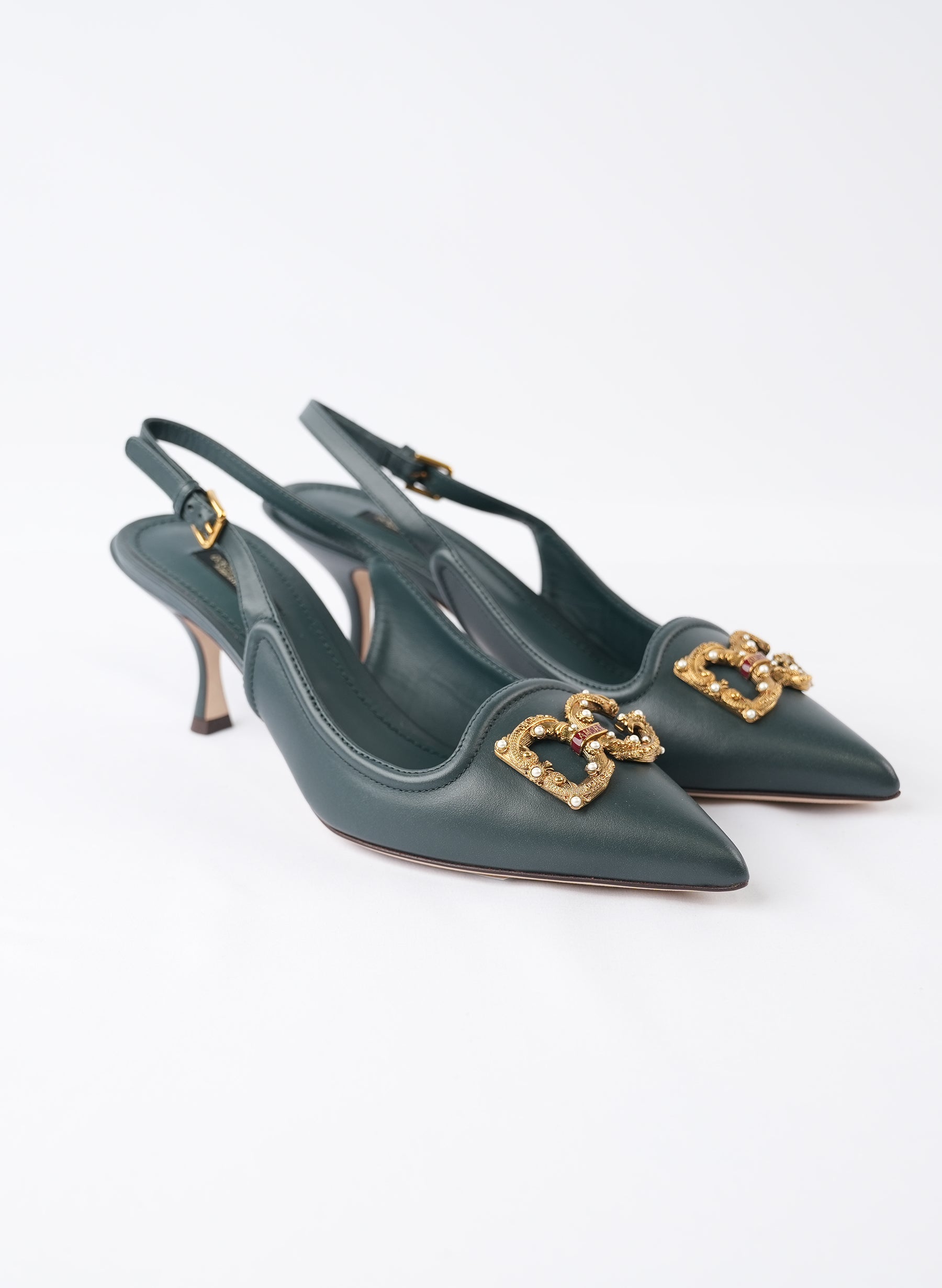 Dolce & Gabbana Dg Amore Low-Heel Pumps