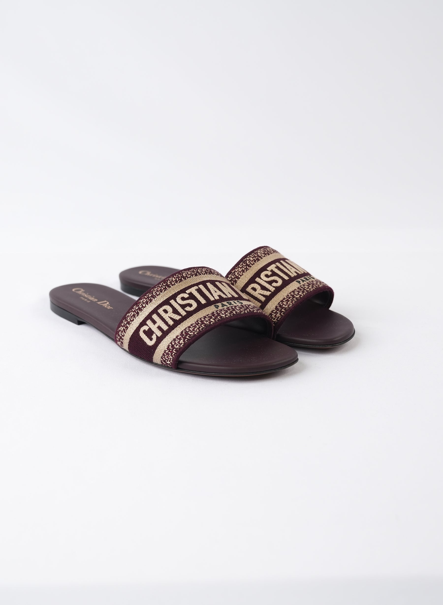 Mules en cuir Christian Dior Dway