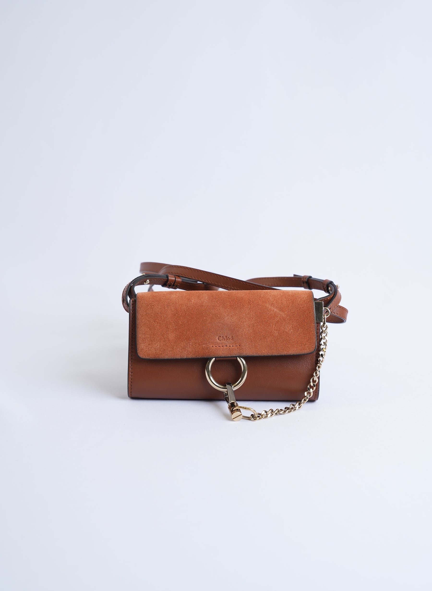 Chloe Brown Crossbody Bag