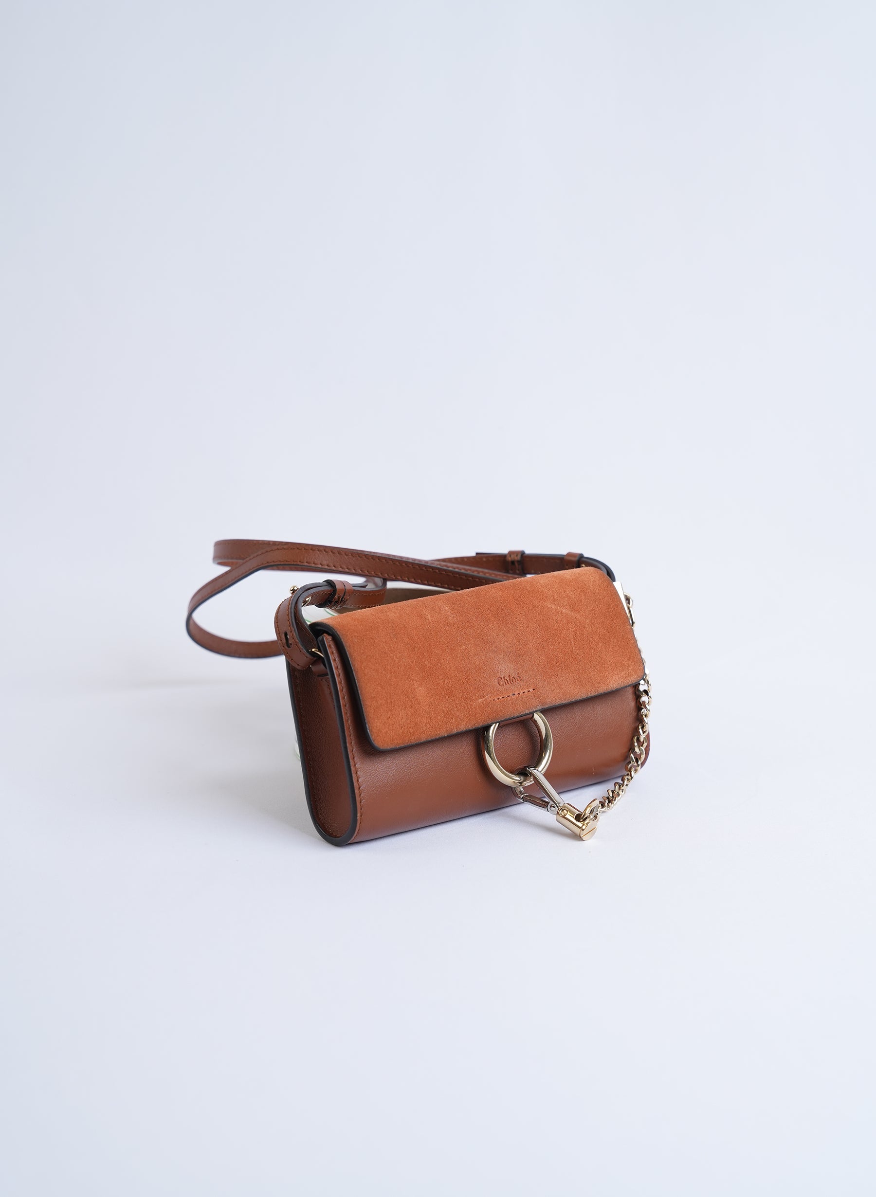 Chloe Brown Crossbody Bag