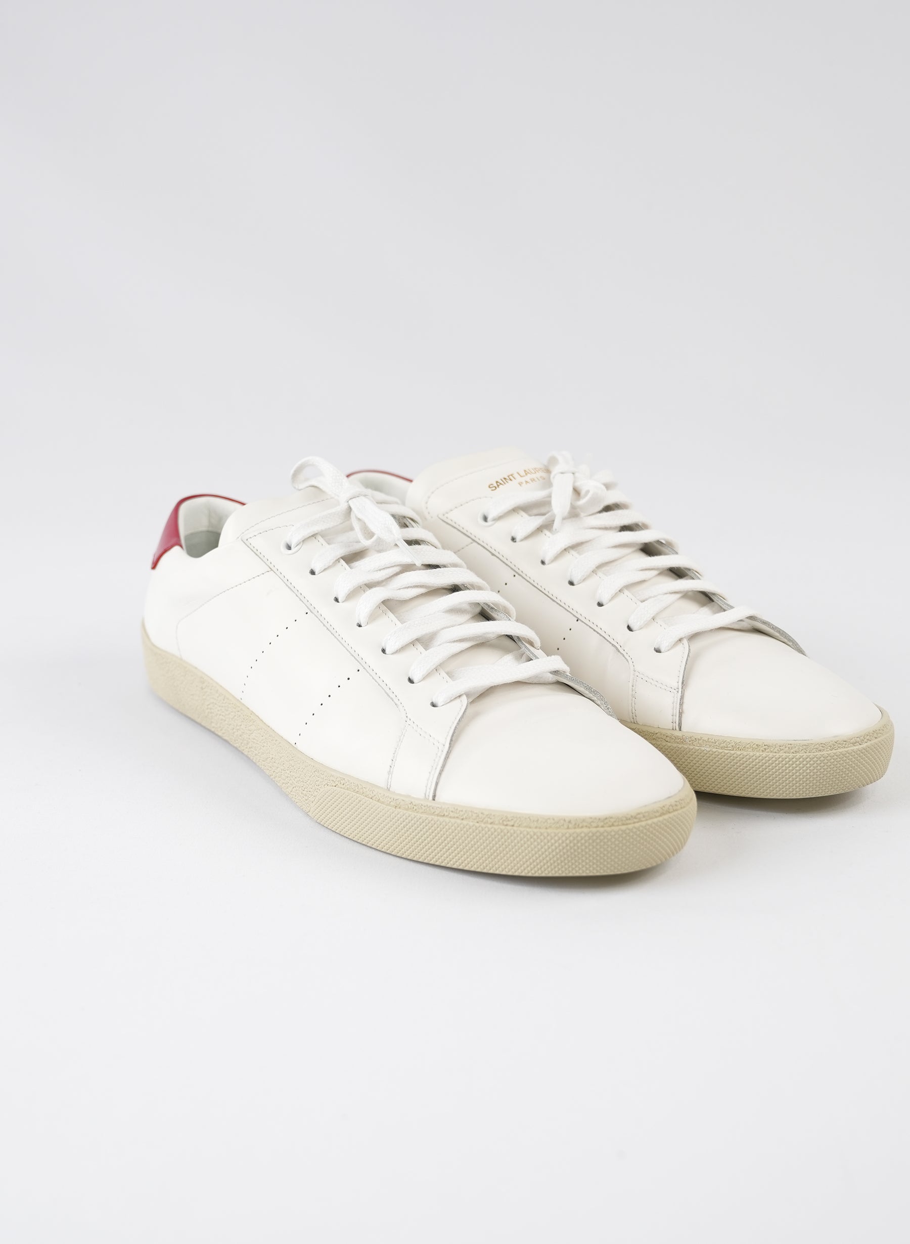 Baskets basses en cuir Saint Laurent