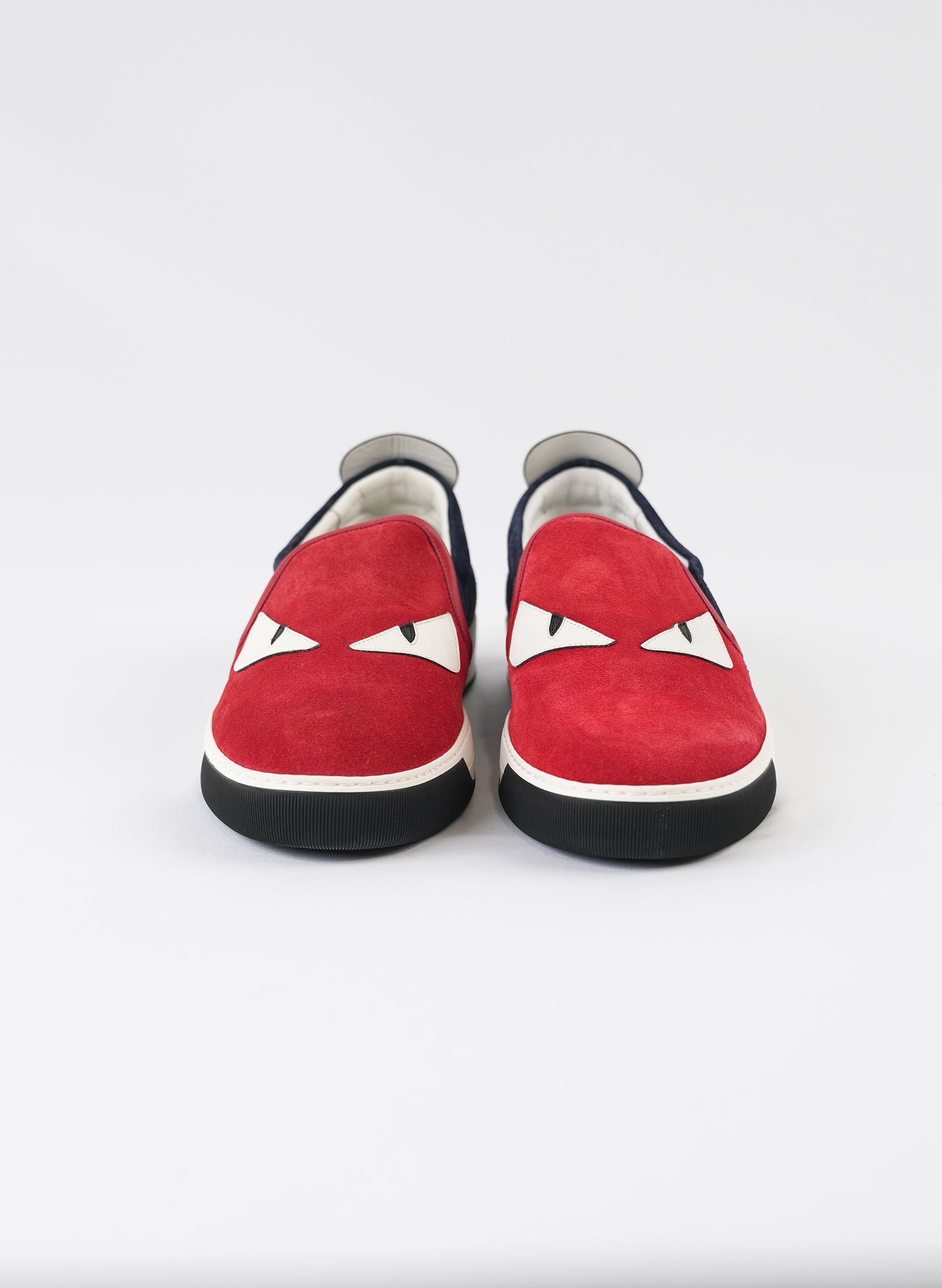 Baskets Fendi Red Monster Slip On
