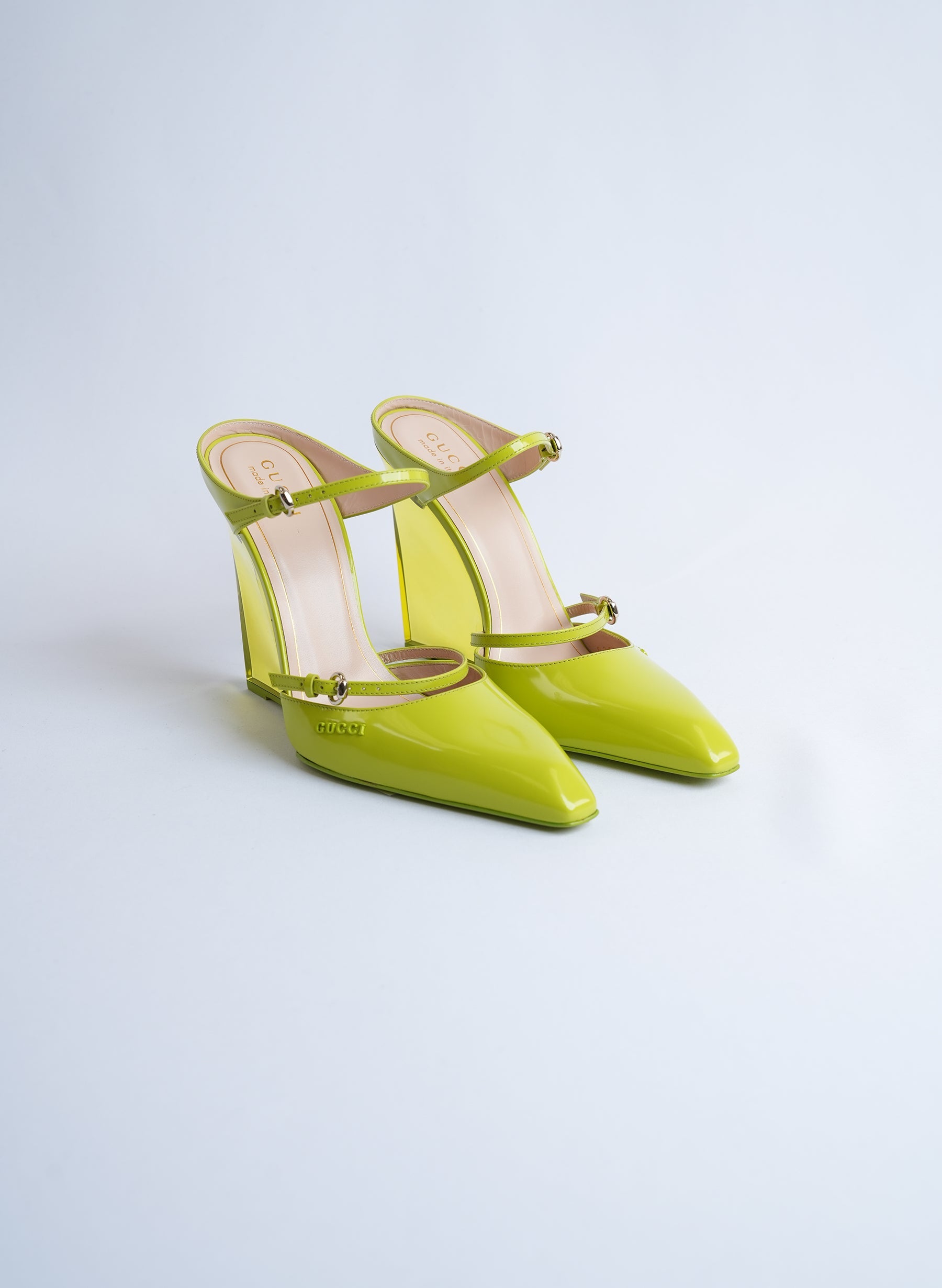 Mules compensées Gucci