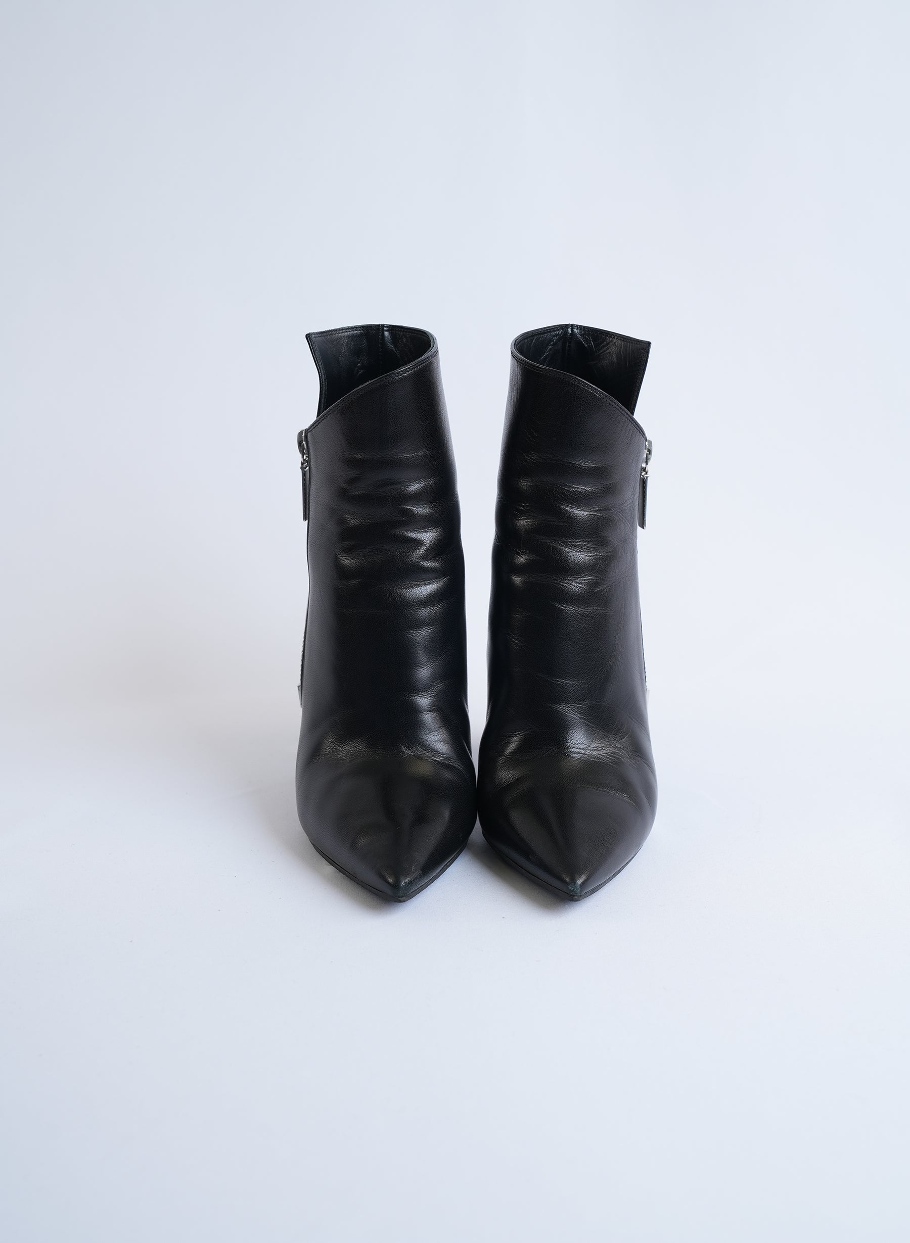 Bottes noires Saint Laurent