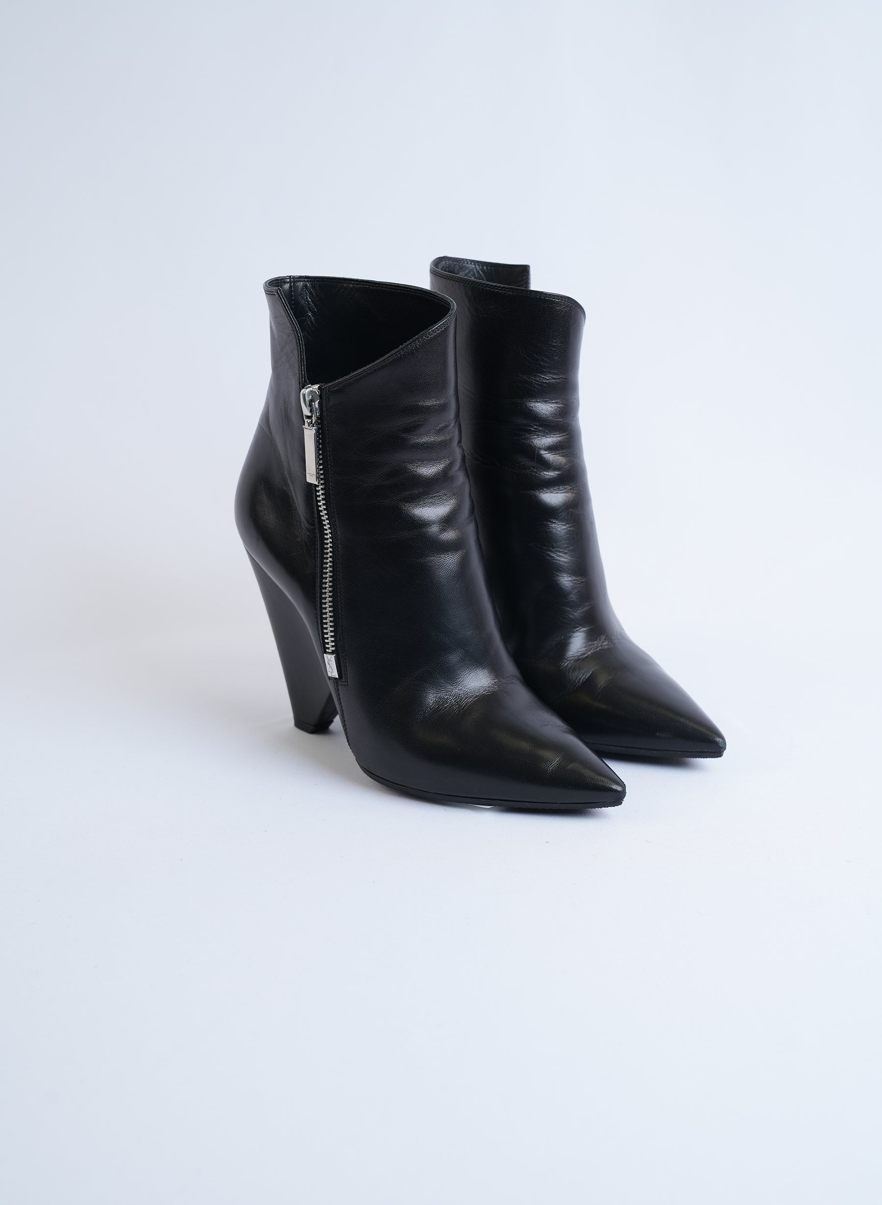 Bottes noires Saint Laurent