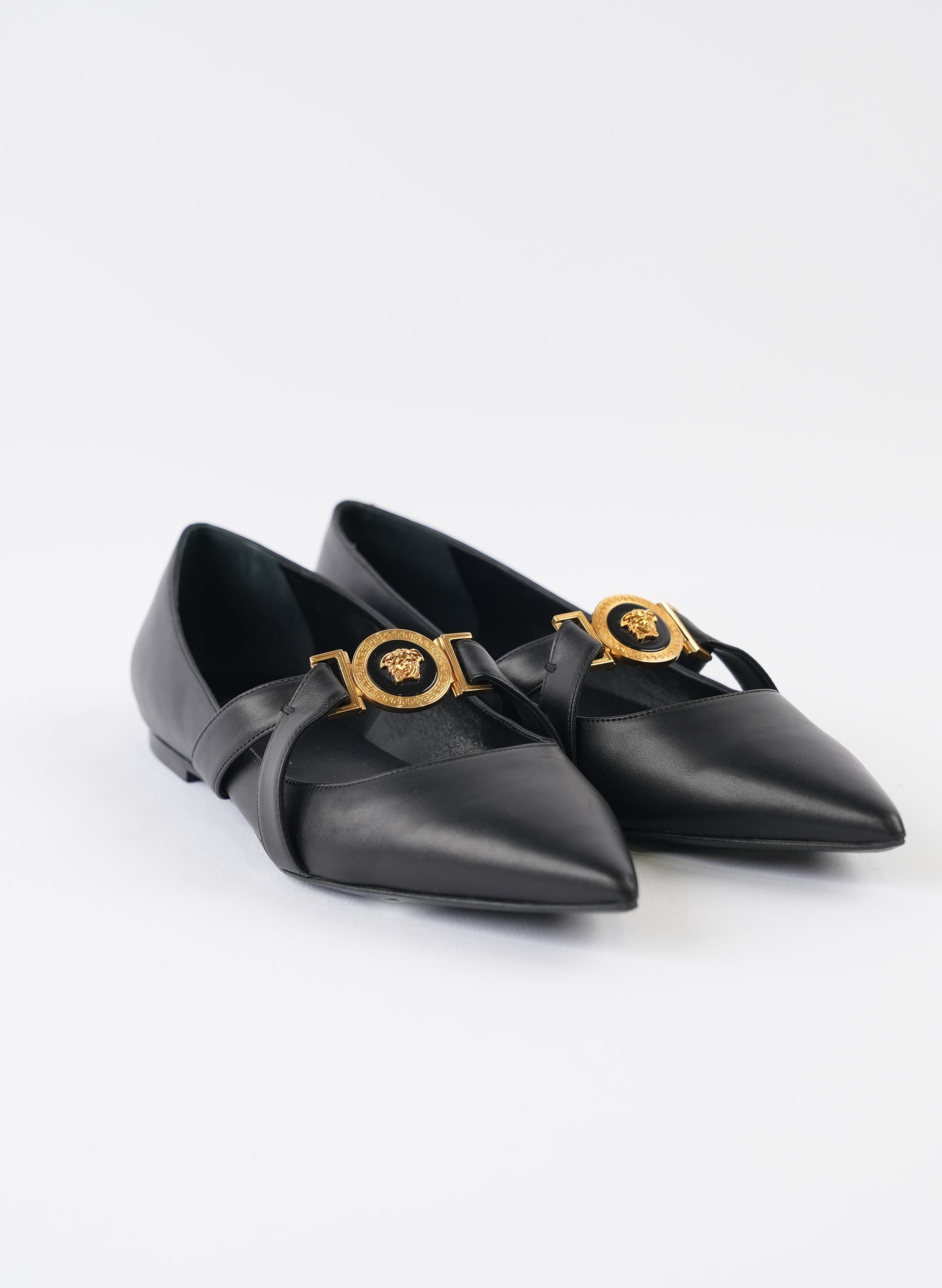 Ballerines Versace à tête de Méduse