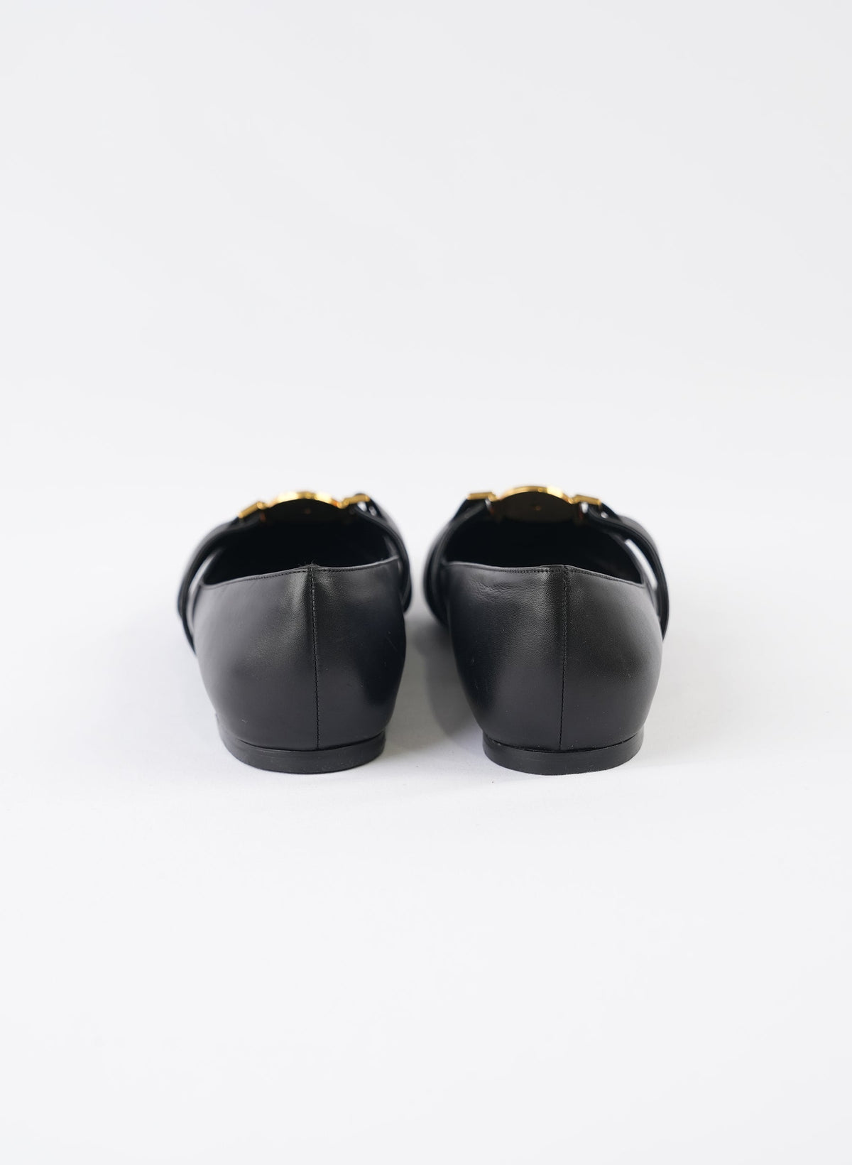 Versace Medusa Head Ballerina Flats